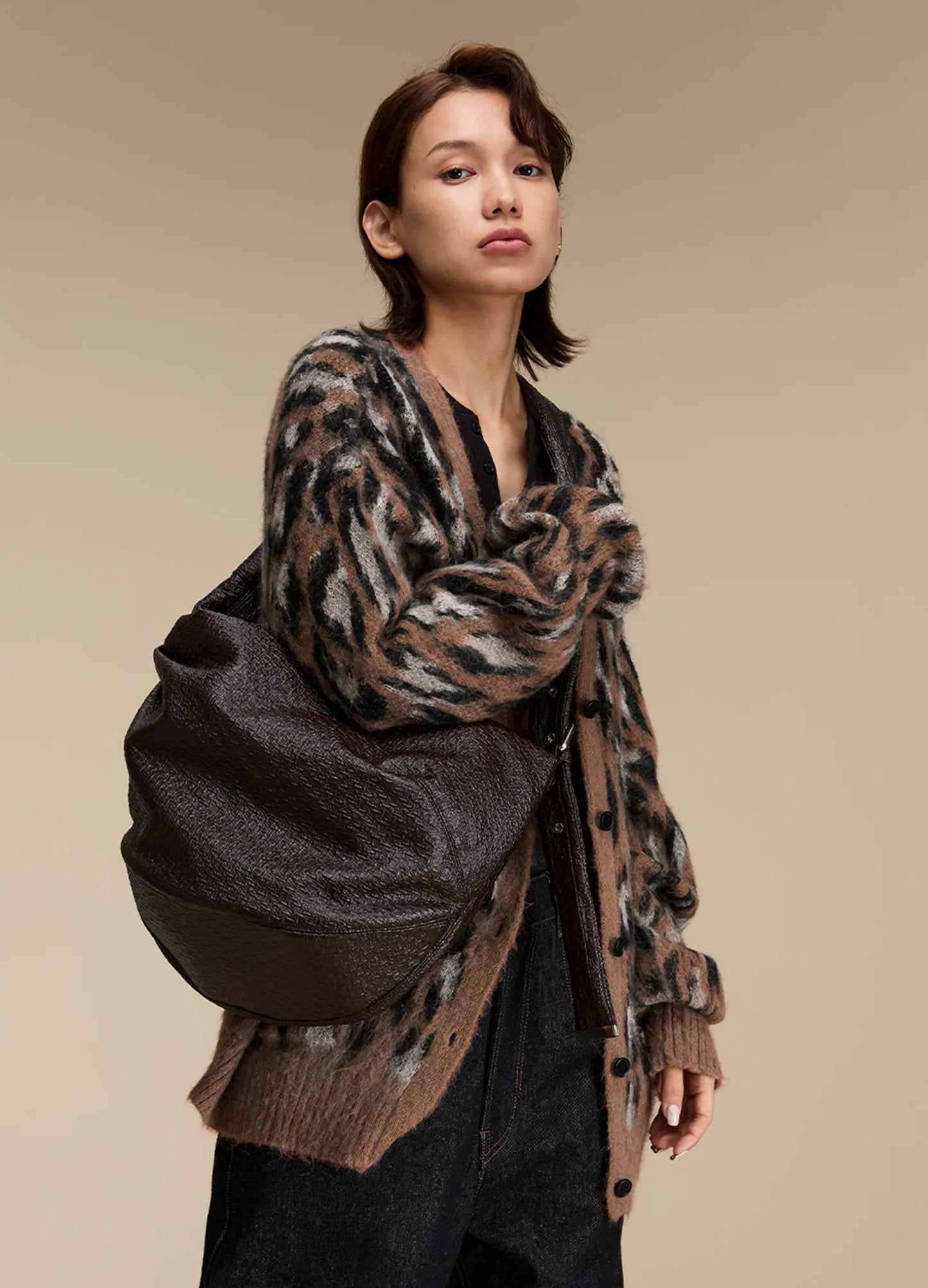 Leopard Print Cardigan