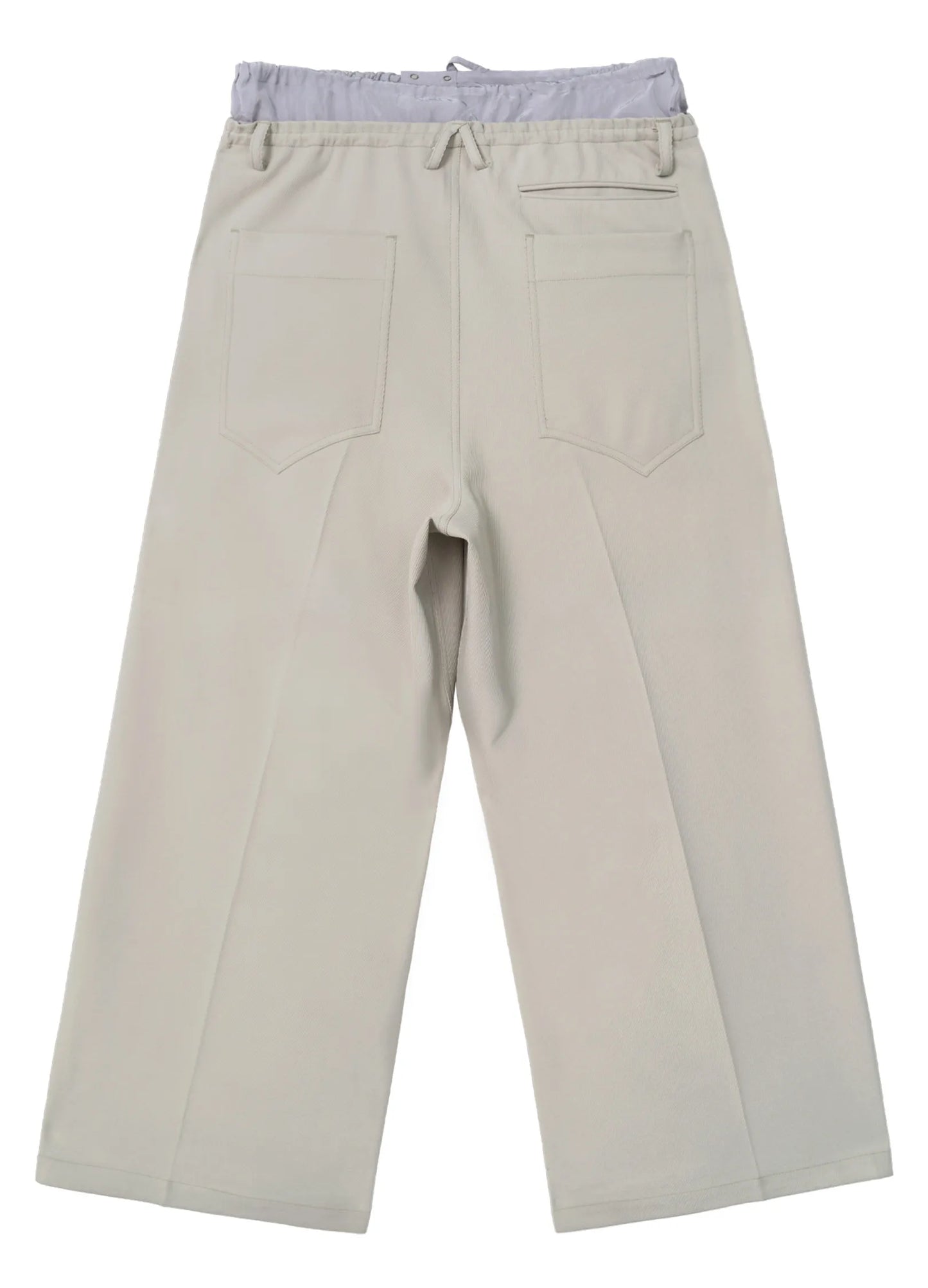 Light Splicing Wide Trousers