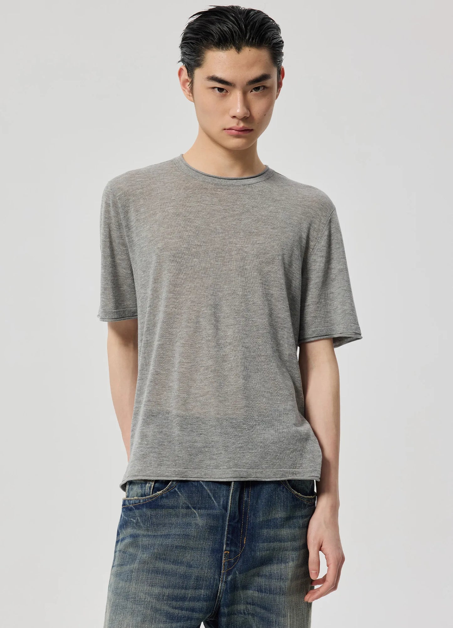 Linen Crew Shirt