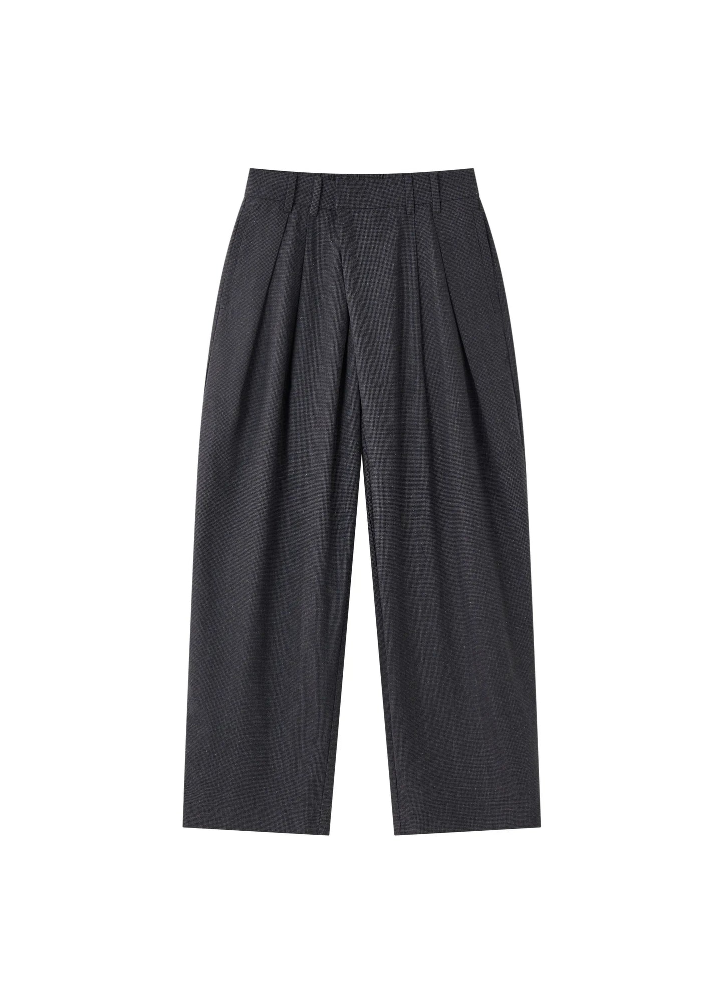Linen Pleated Trousers