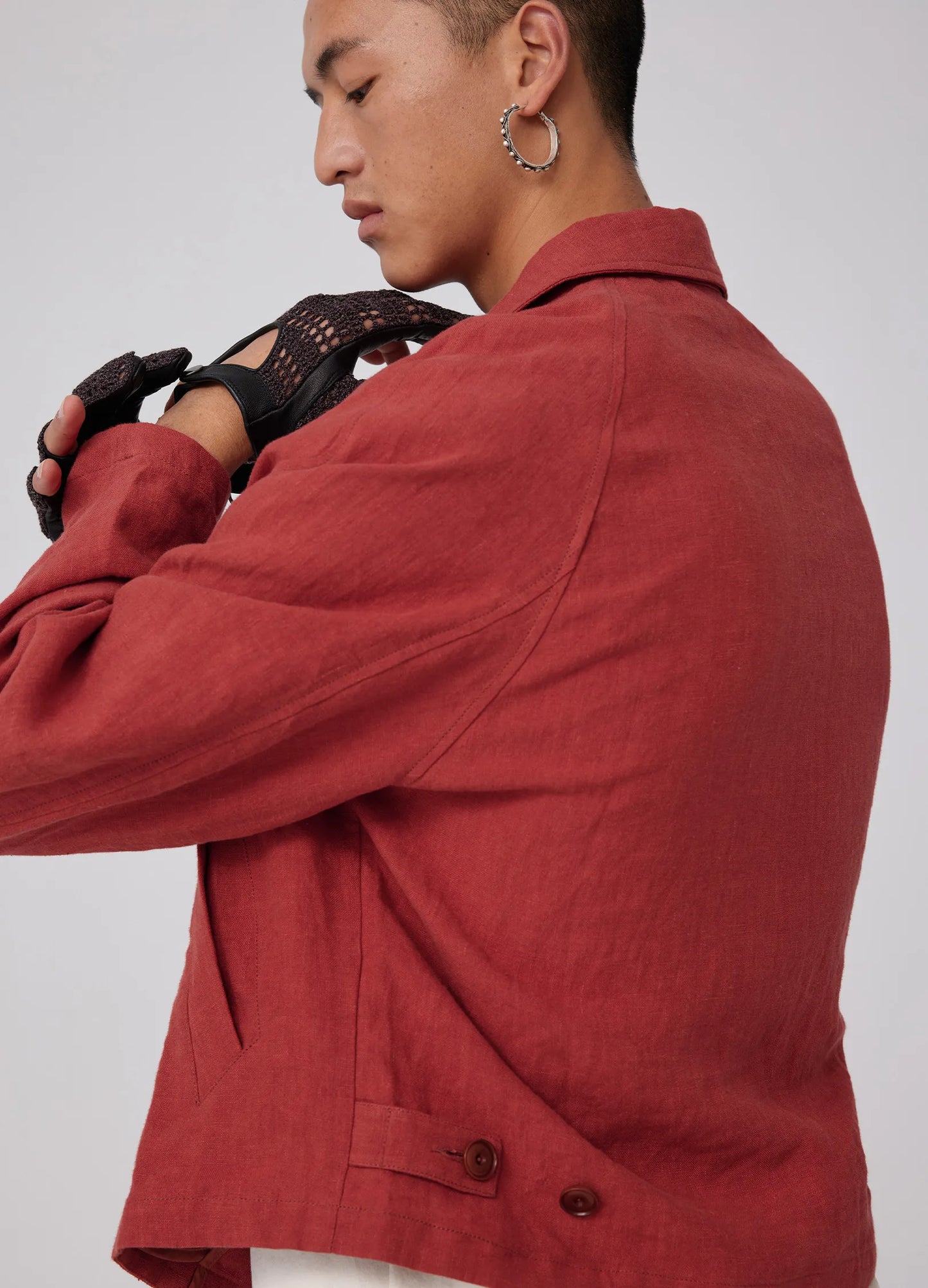 Linen Work Jacket