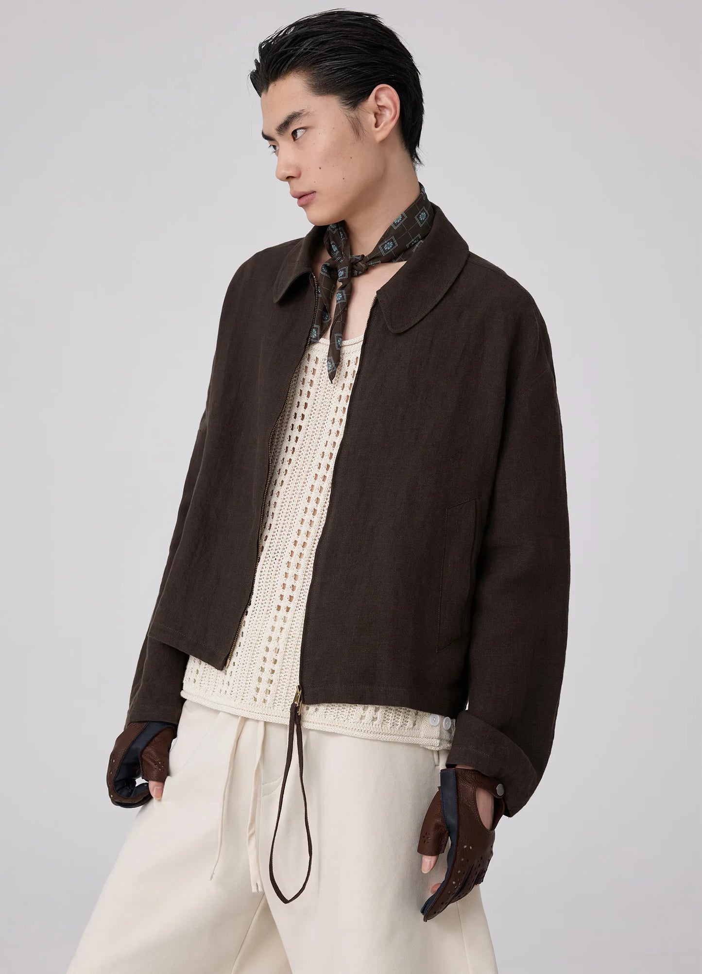 Linen Work Jacket