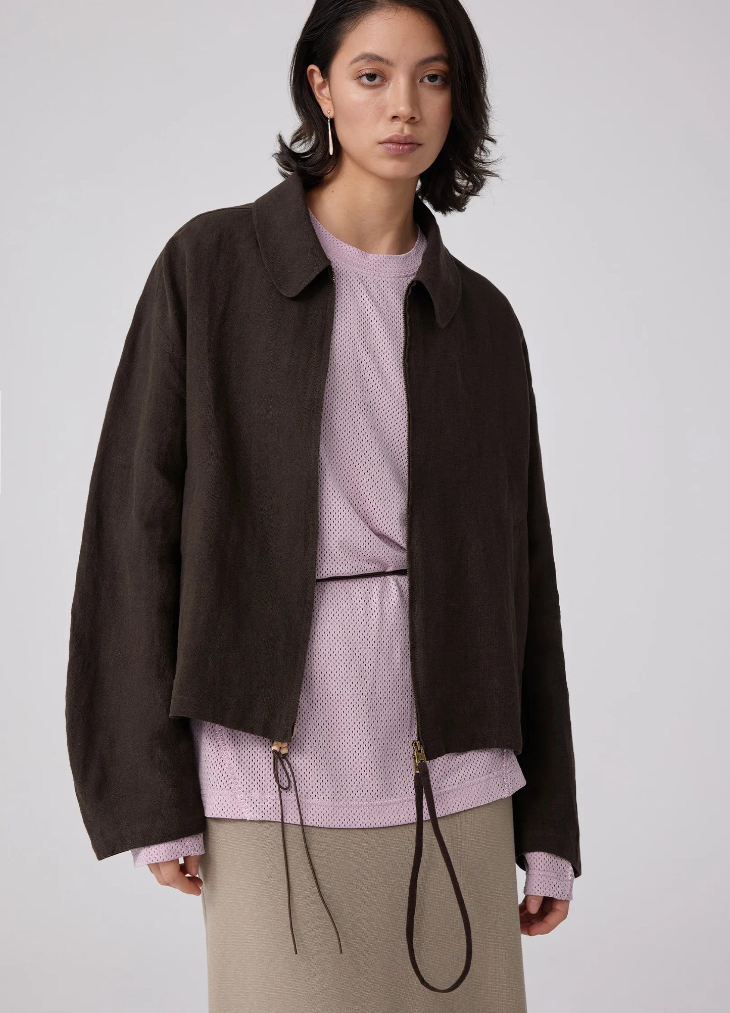 Linen Work Jacket
