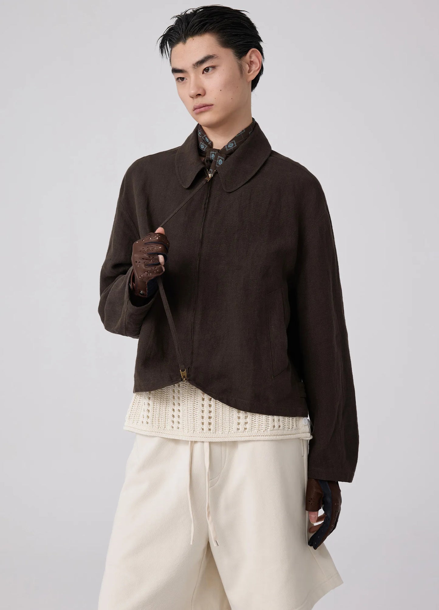 Linen Work Jacket