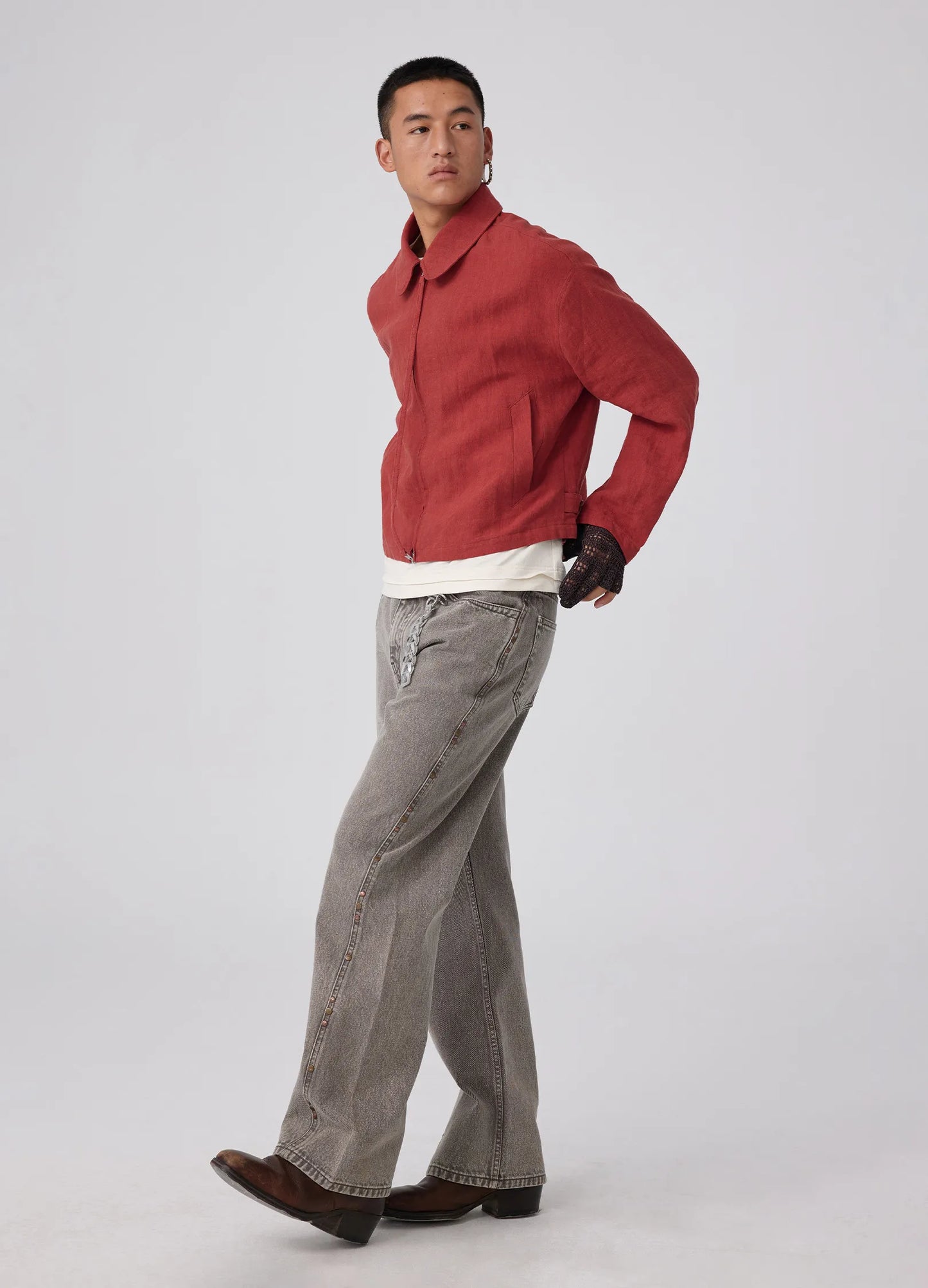 Linen Work Jacket