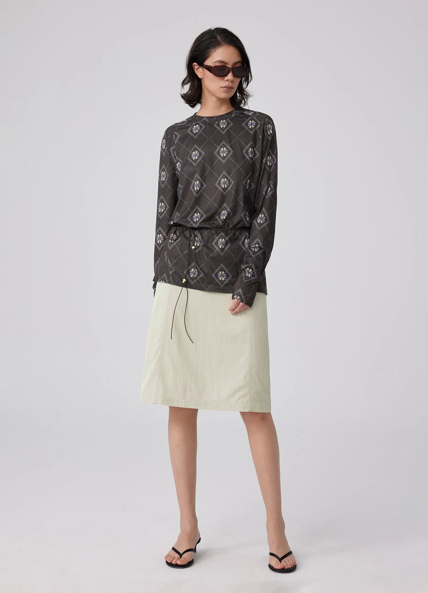 Mesh Graphic Longsleeve