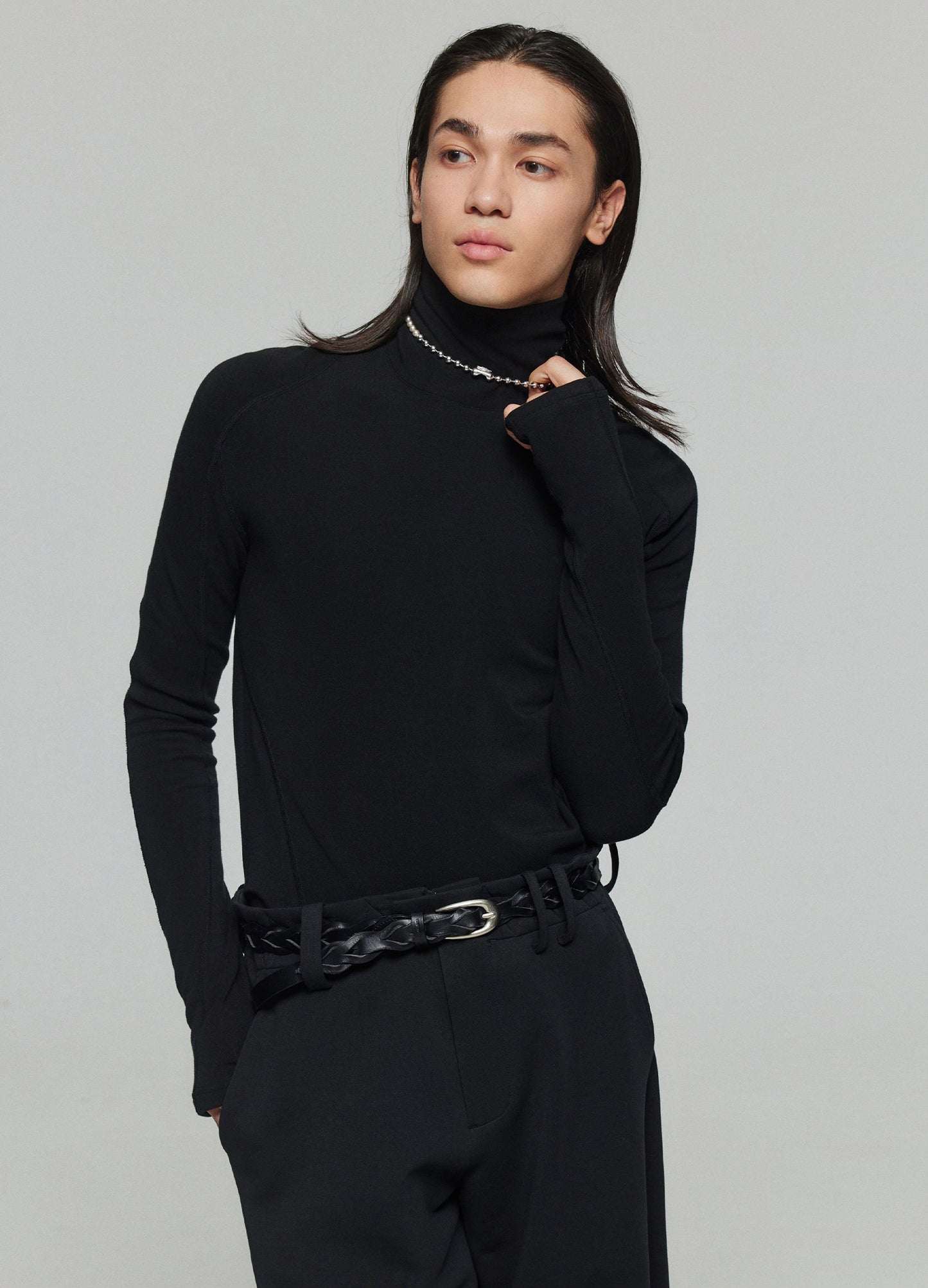 Mens Fitted Turtleneck