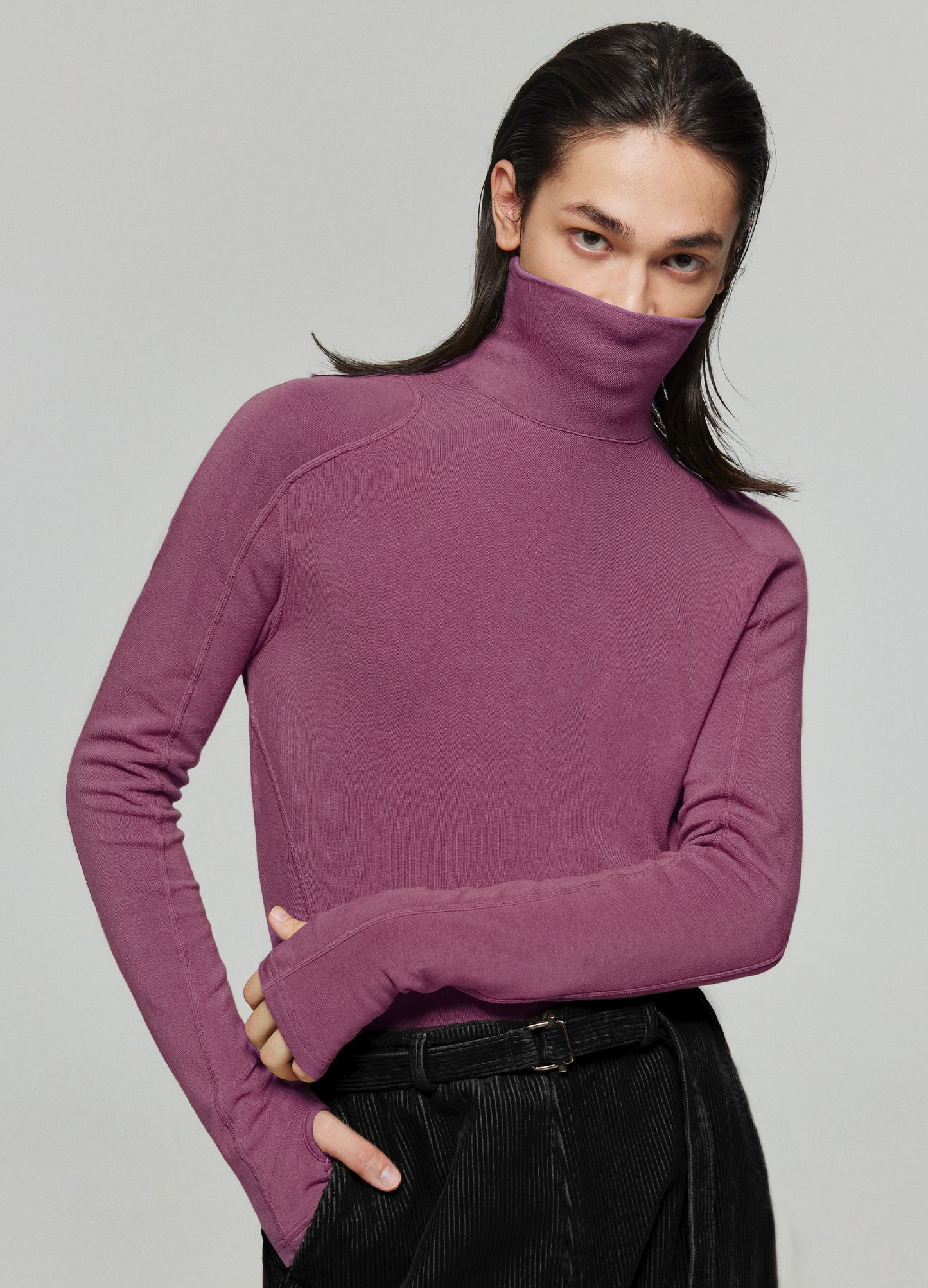 Mens Fitted Turtleneck