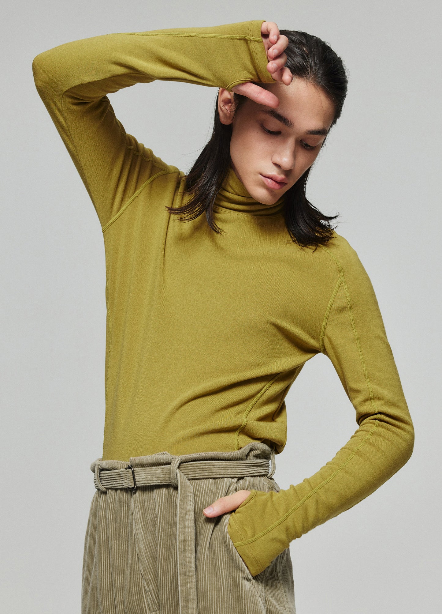 Mens Fitted Turtleneck