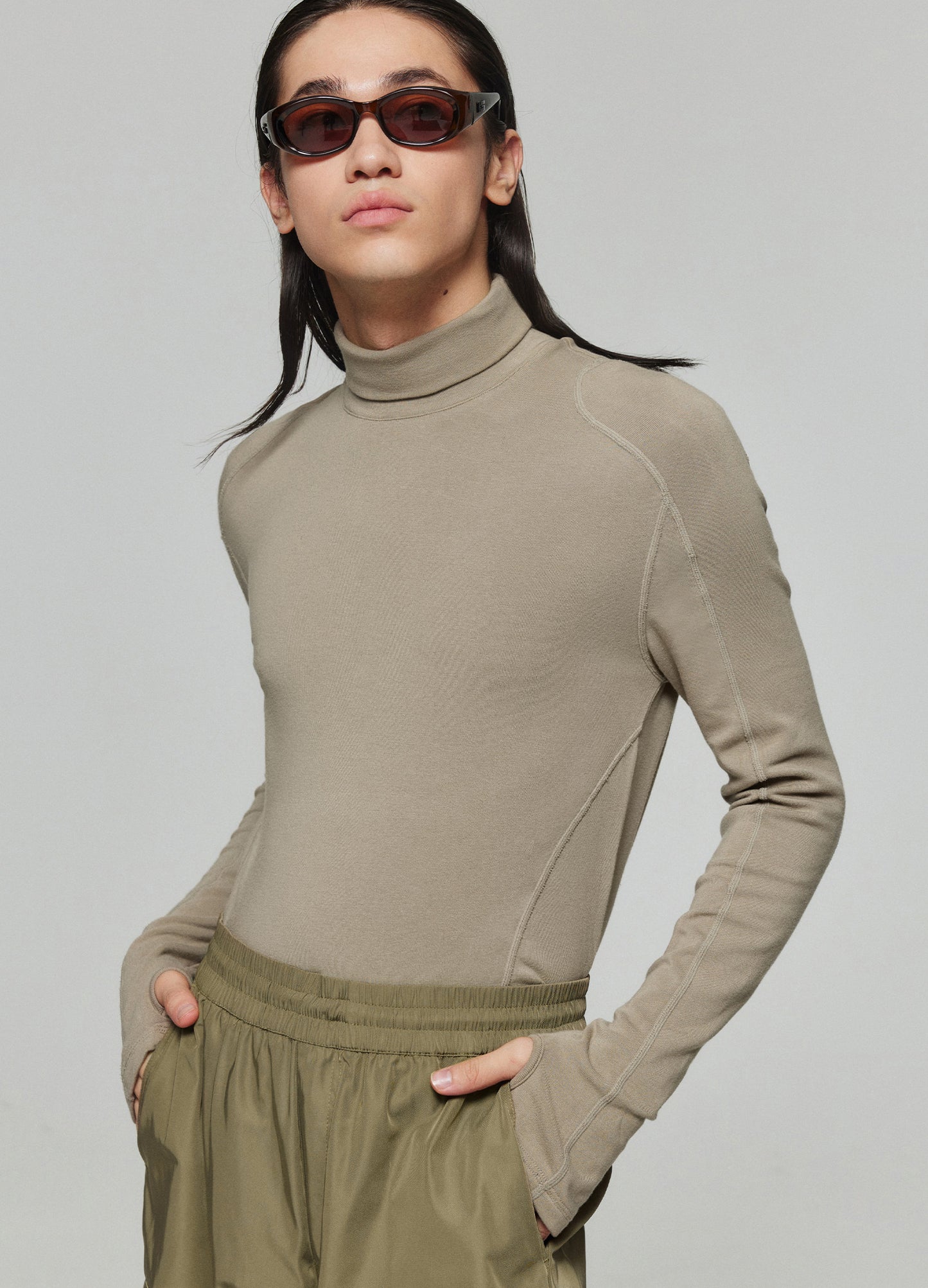 Mens Fitted Turtleneck