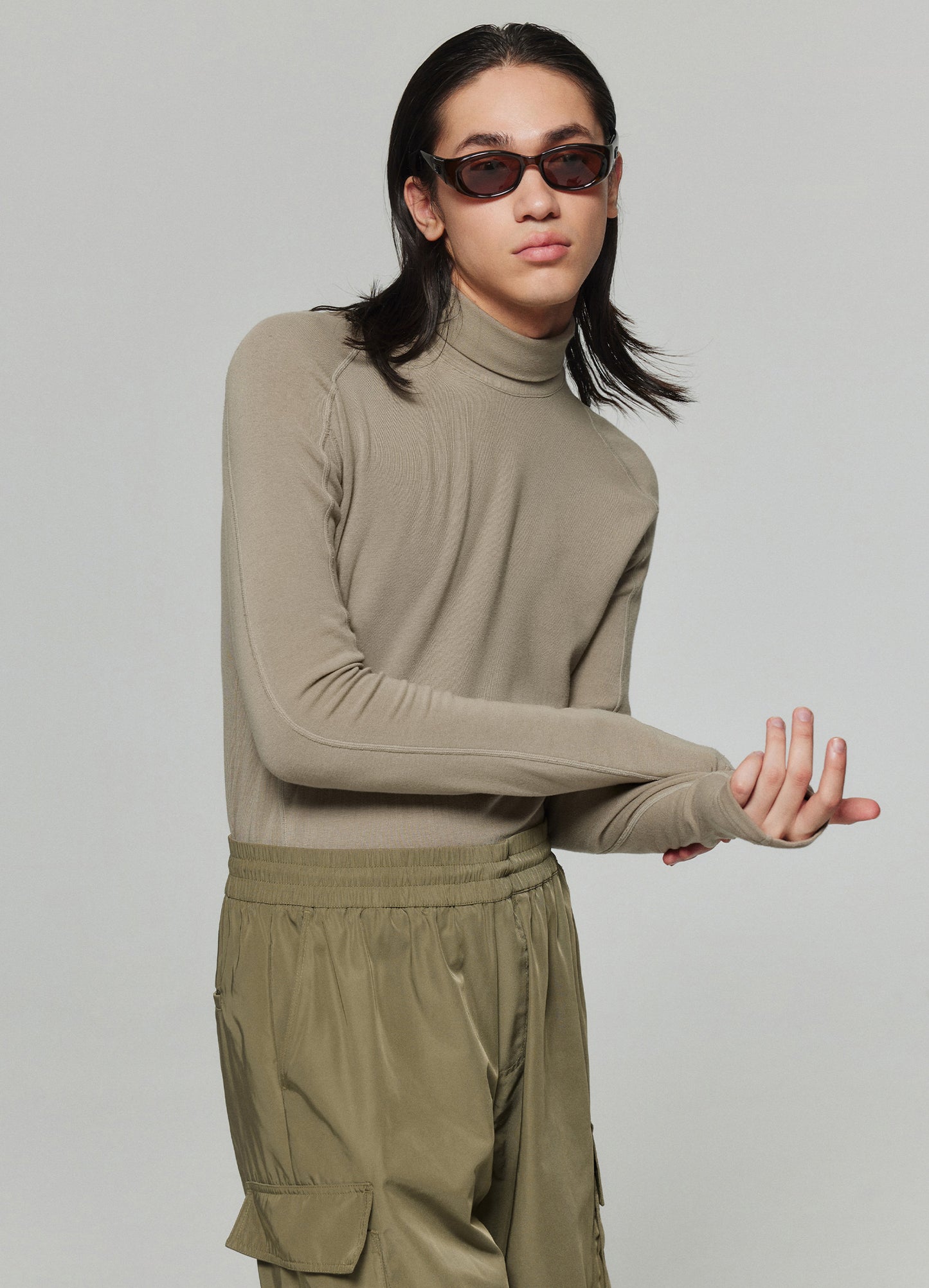 Mens Fitted Turtleneck