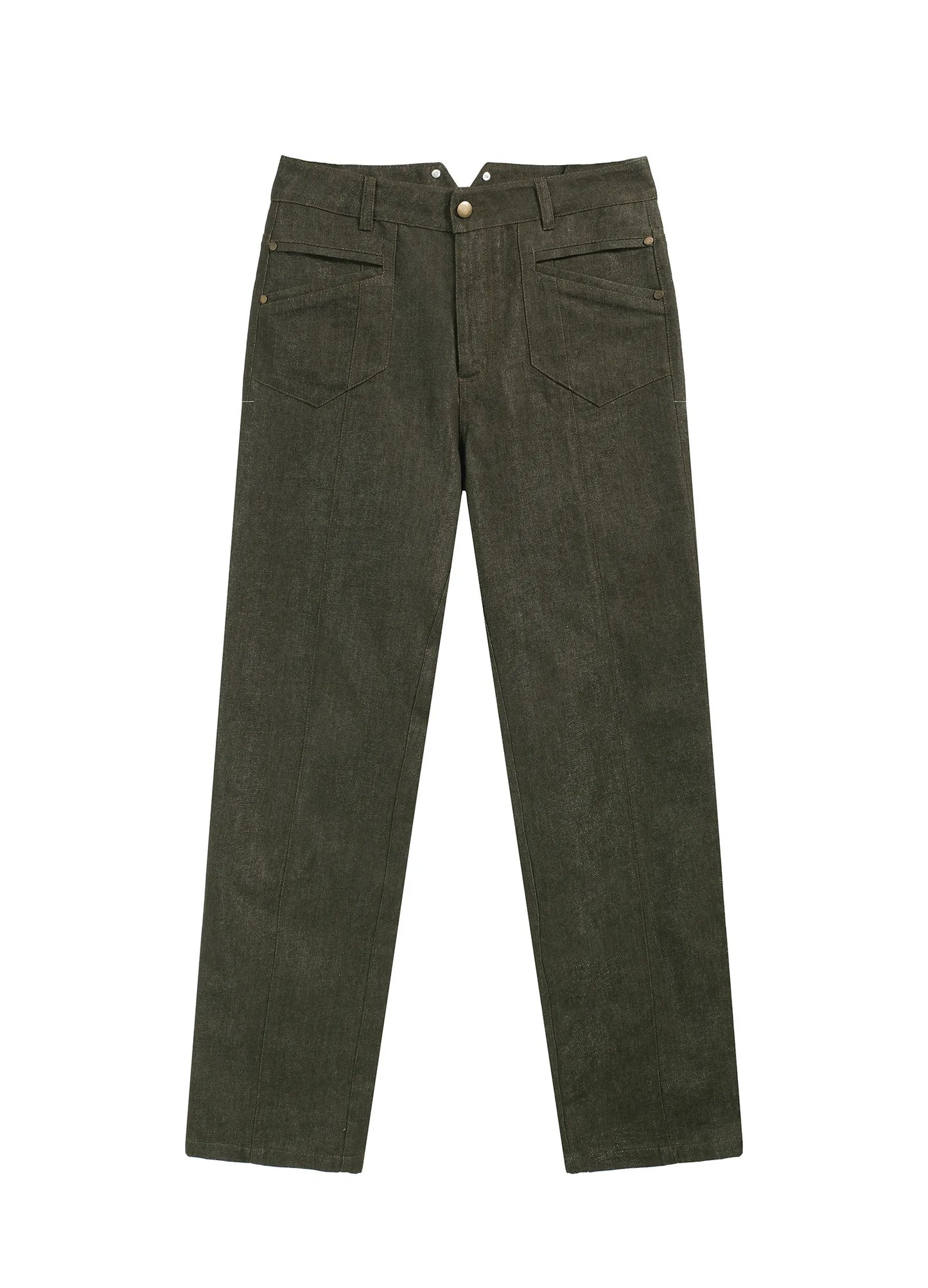 Metallic Washed Raw Denim
