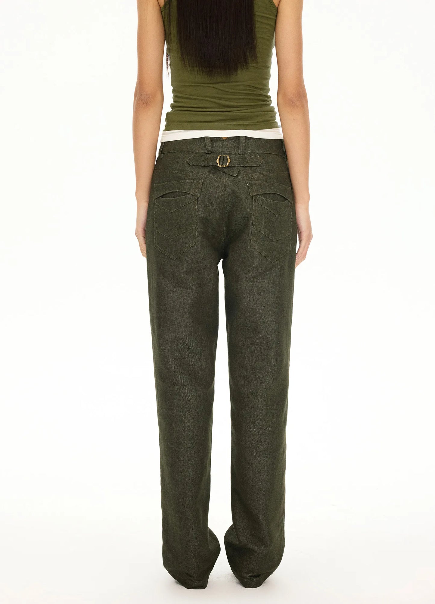 Metallic Washed Raw Denim