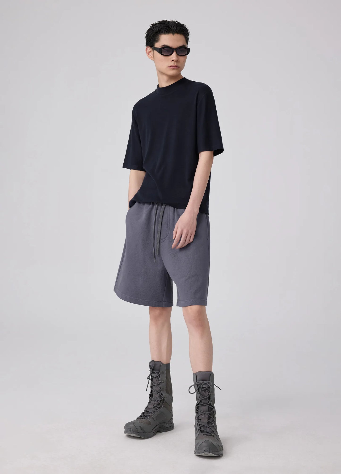 Mock Neck Tee