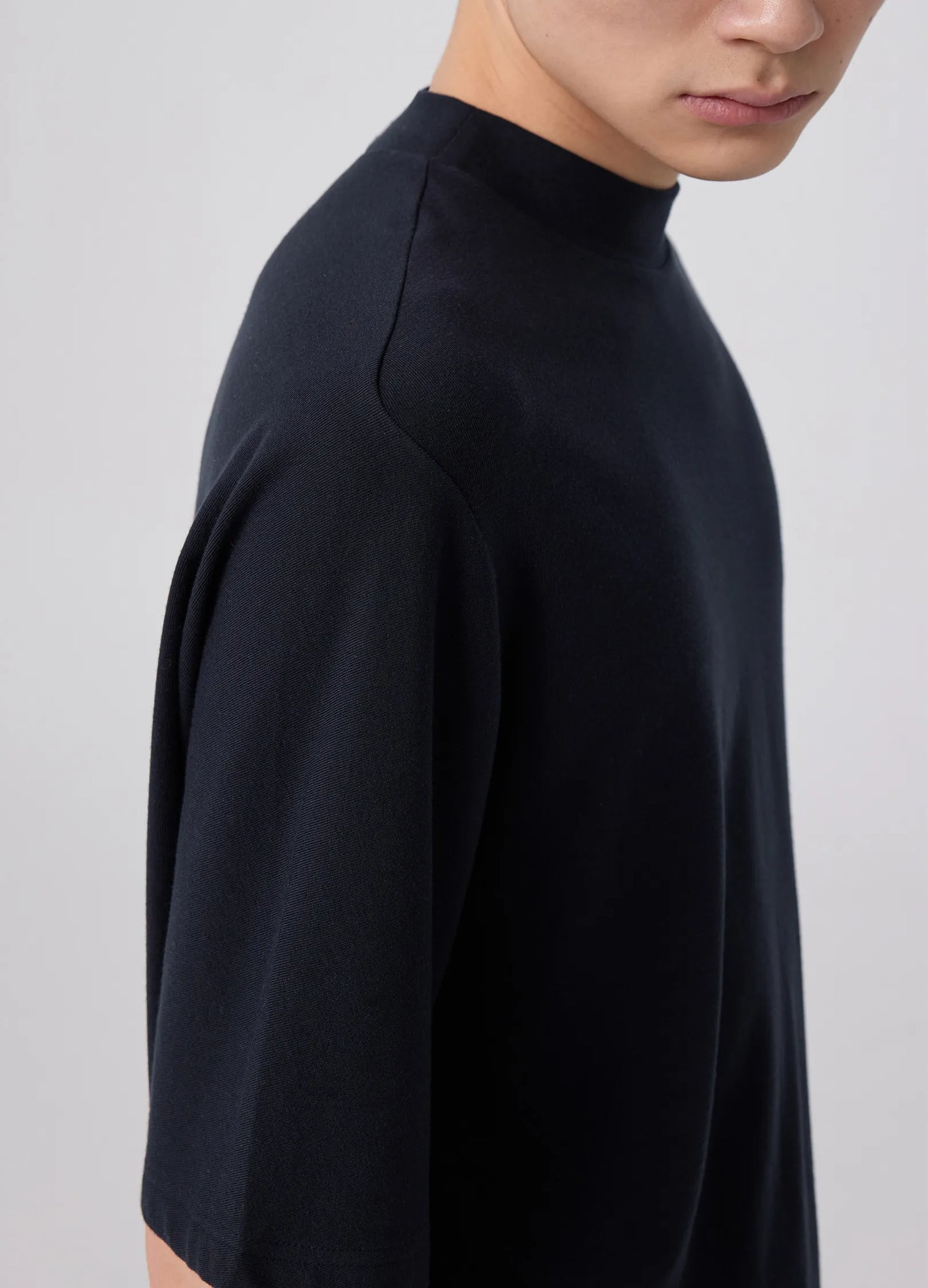 Mock Neck Tee