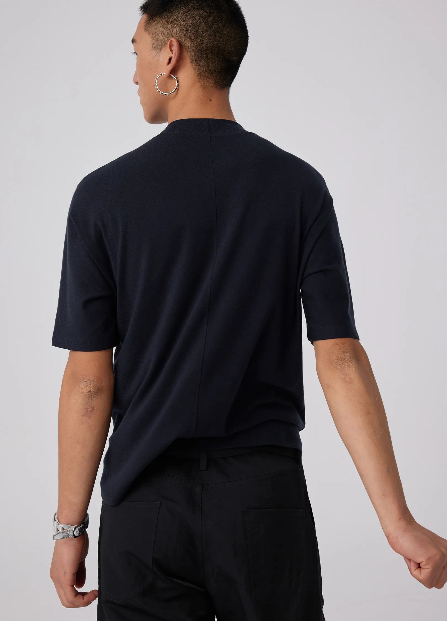 Mock Neck Tee