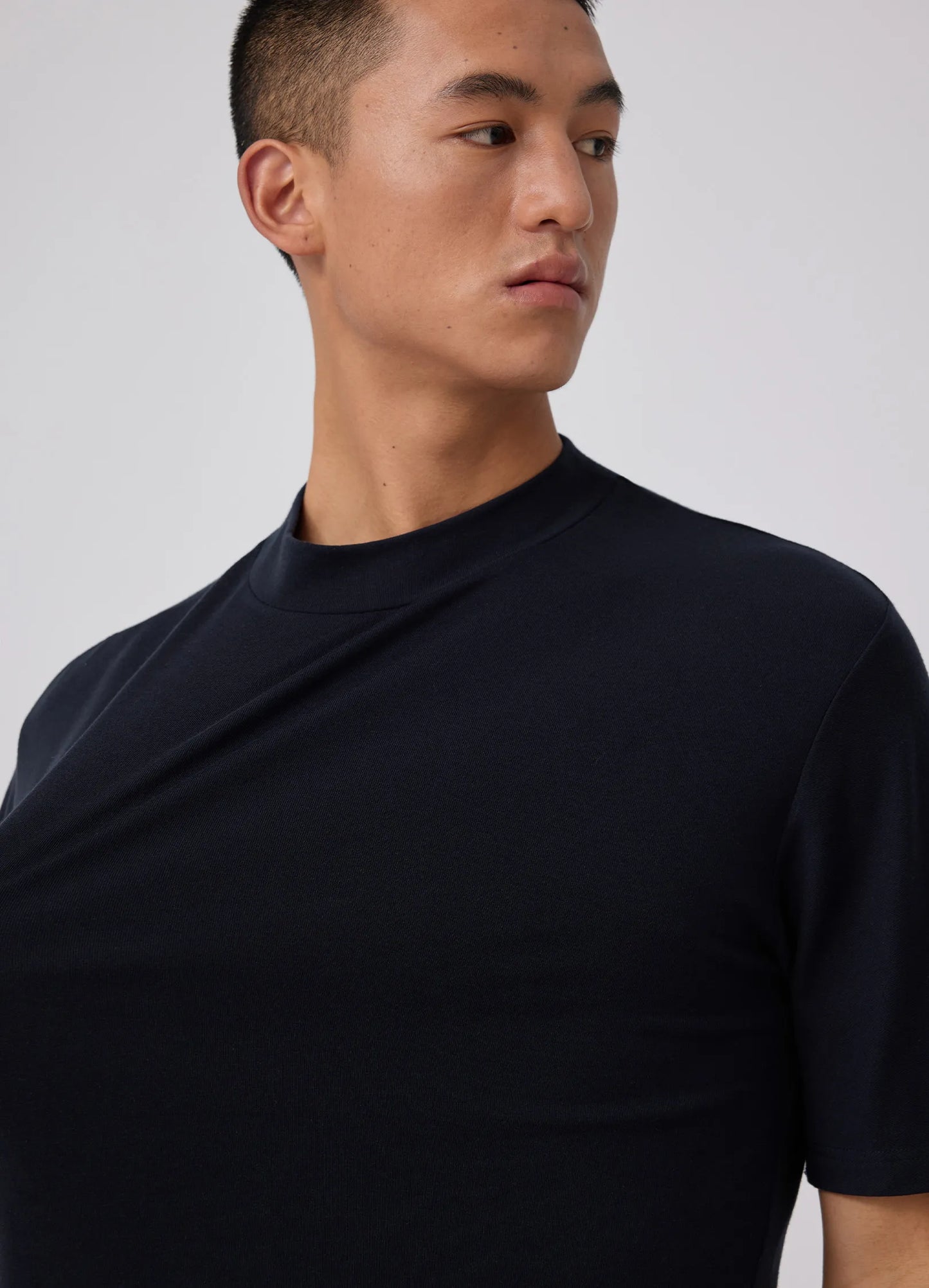 Mock Neck Tee