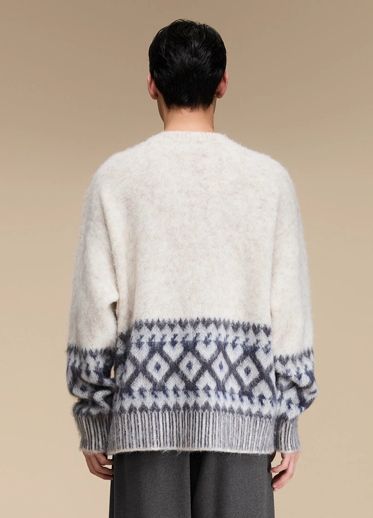 Mohair Graphic Sweater