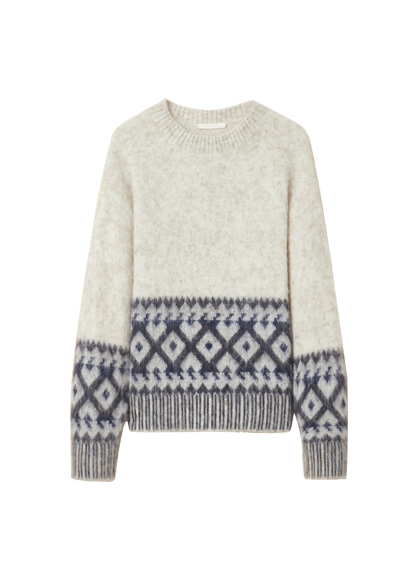 Mohair Graphic Sweater