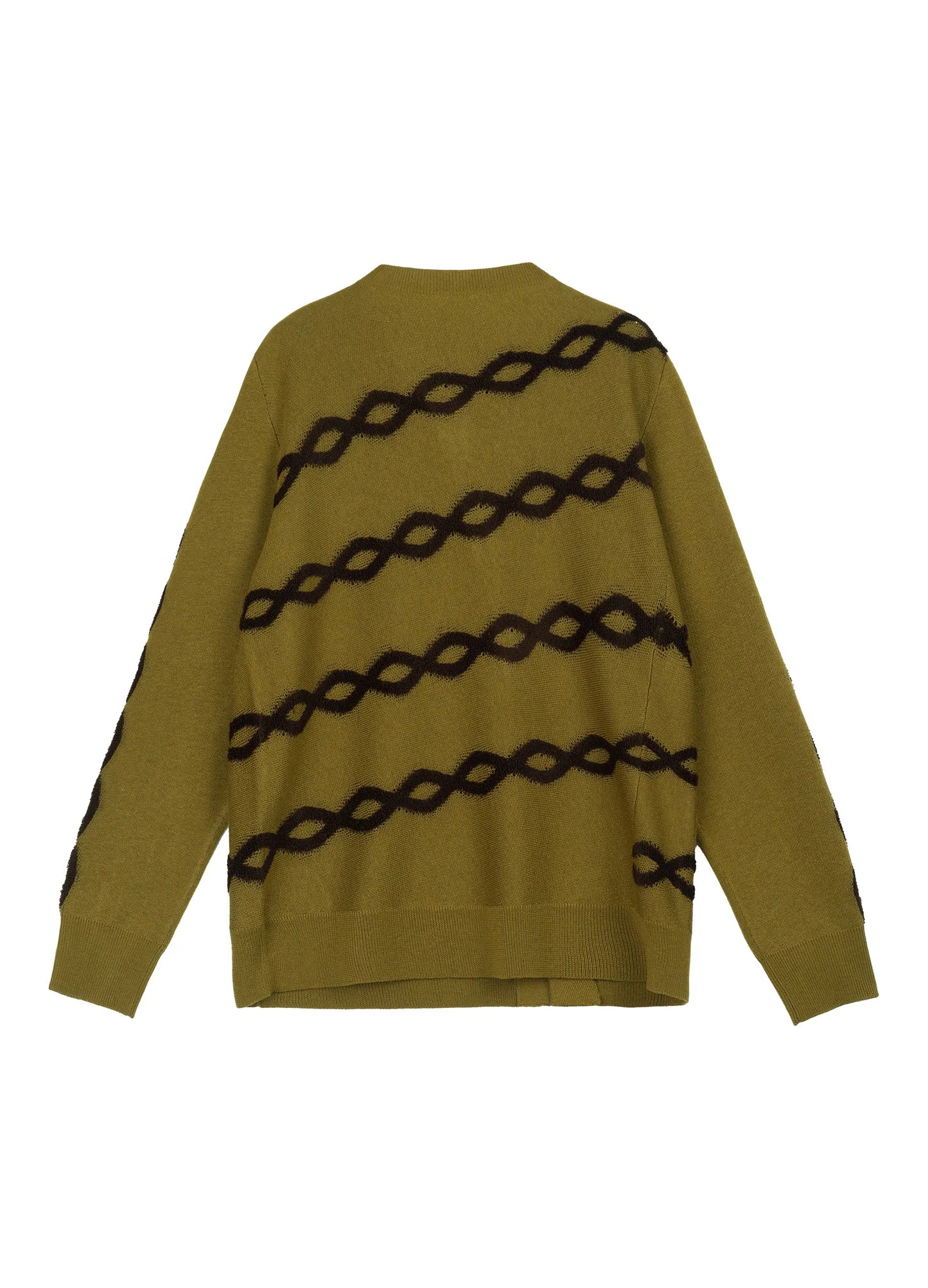 Offset Cable Cardigan