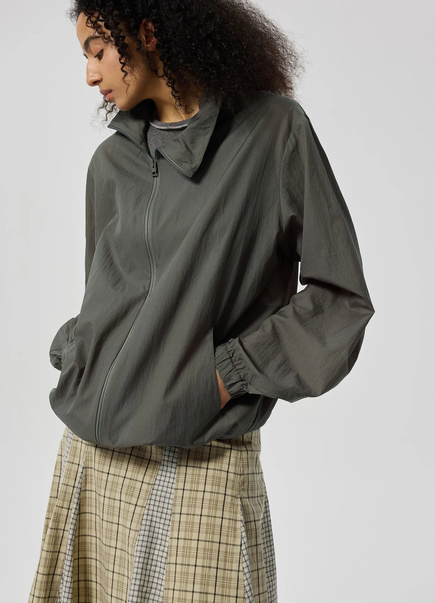 Offset Zip Jacket