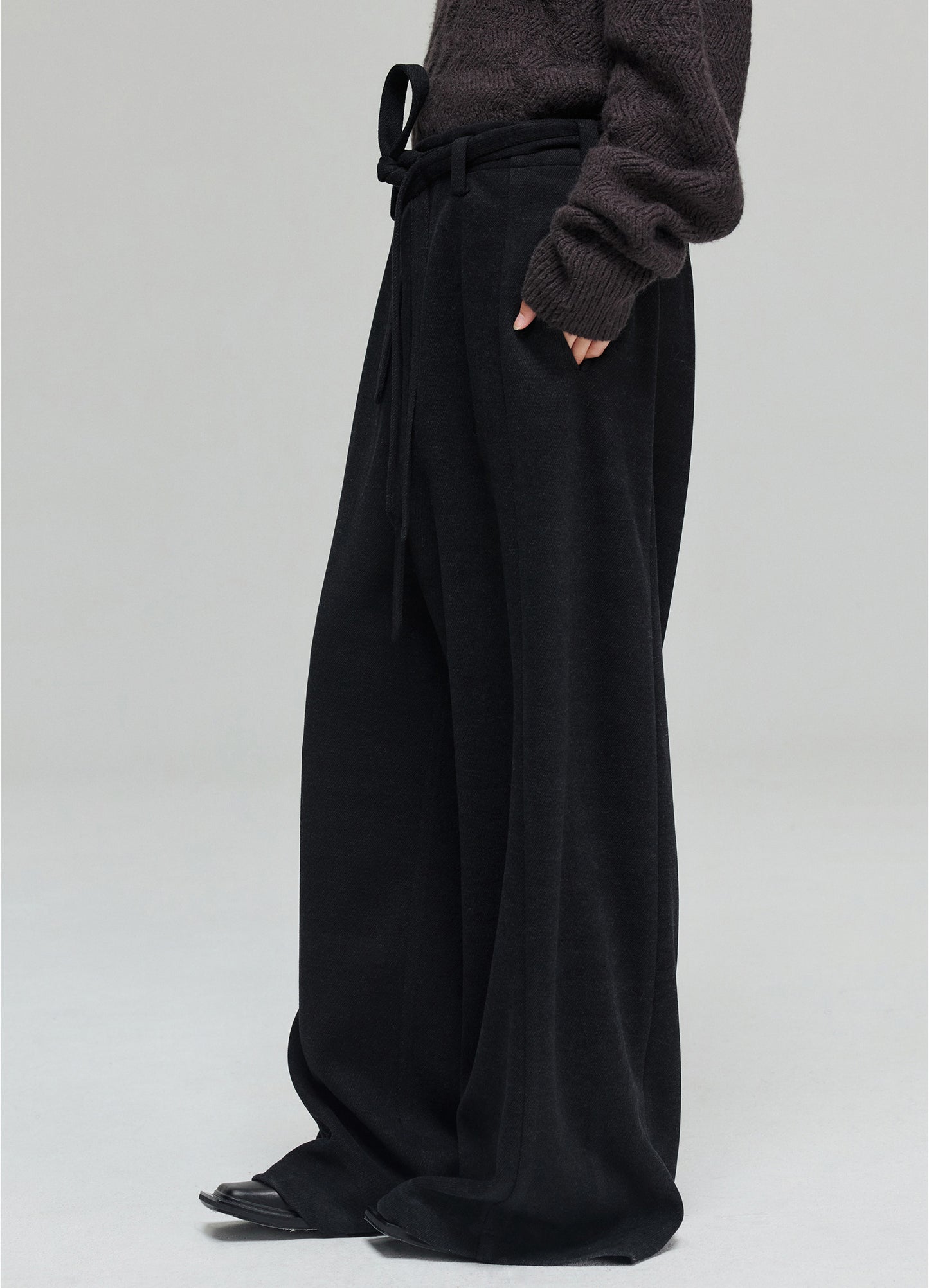 Oversized Wool Trousers