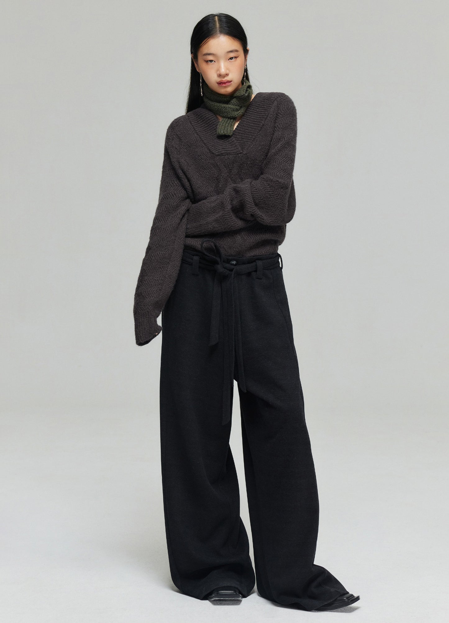 Oversized Wool Trousers