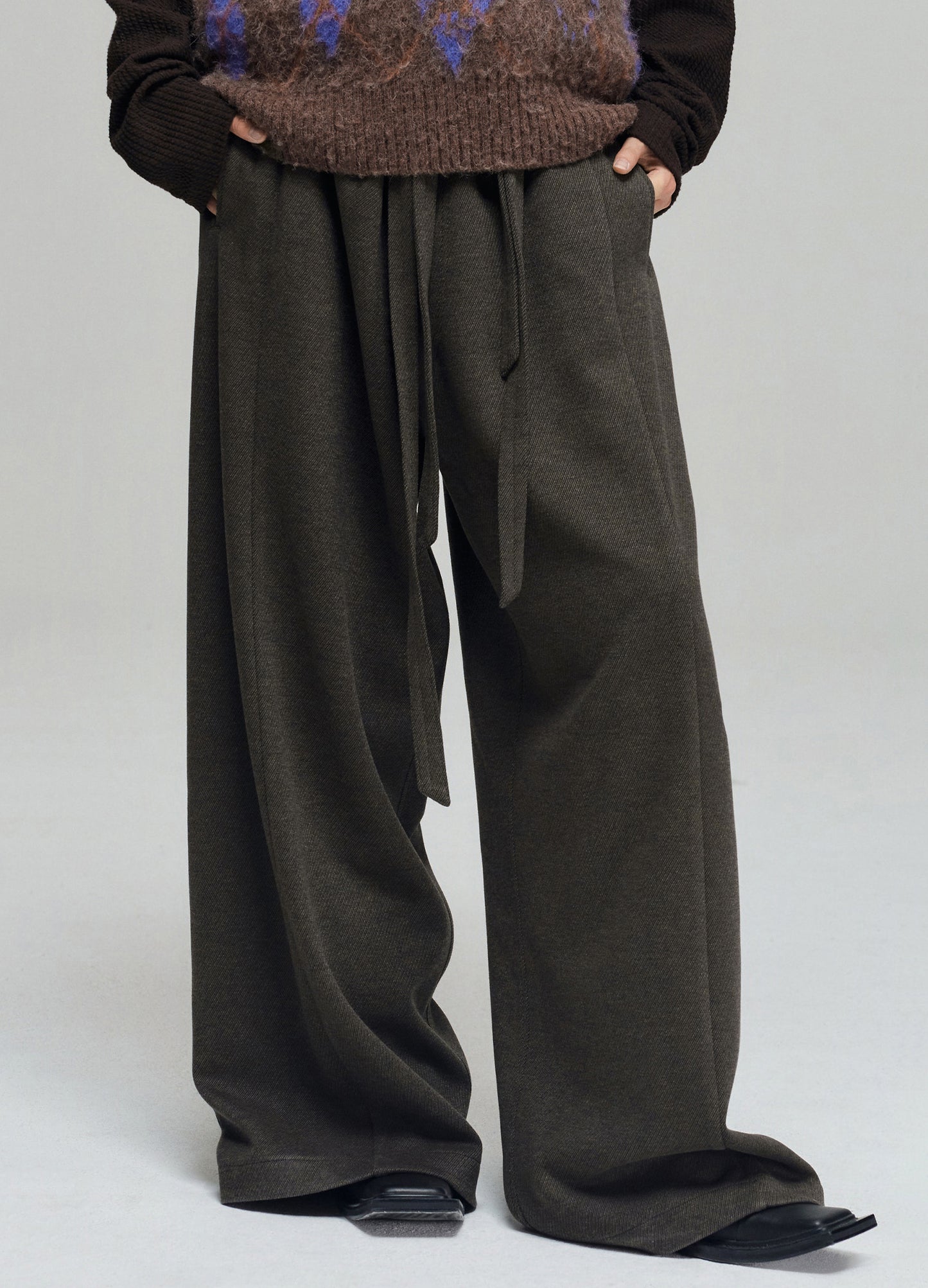 Oversized Wool Trousers