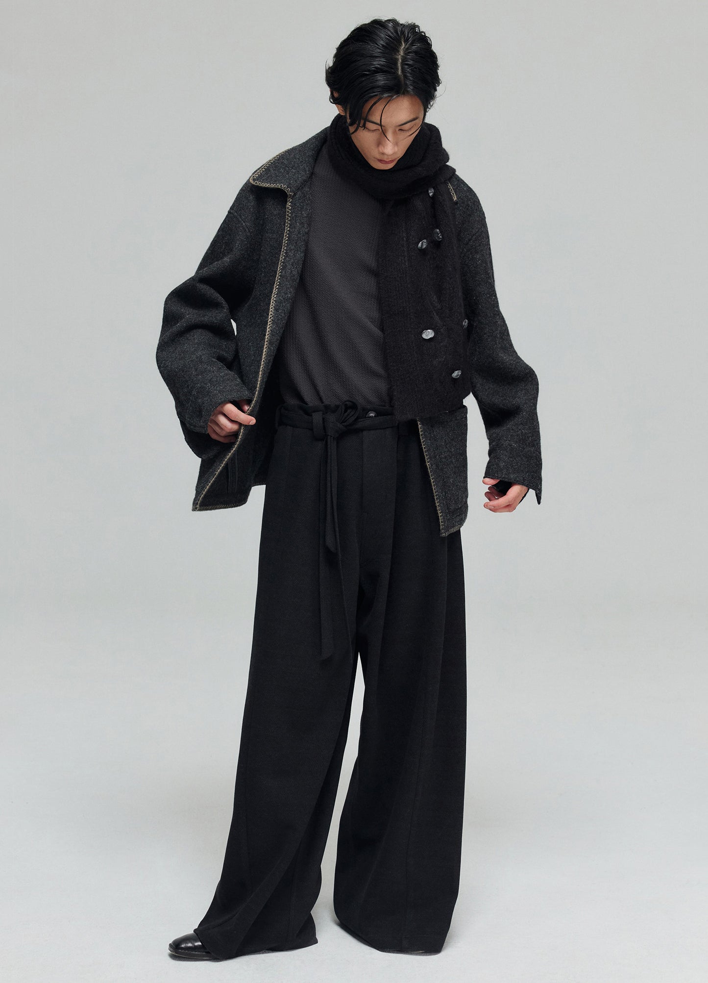 Oversized Wool Trousers