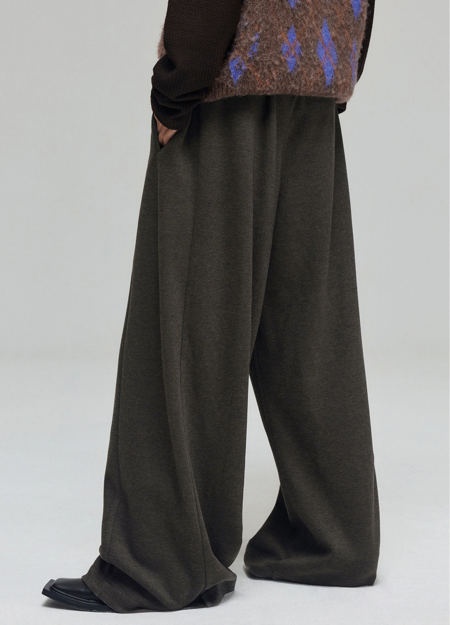 Oversized Wool Trousers