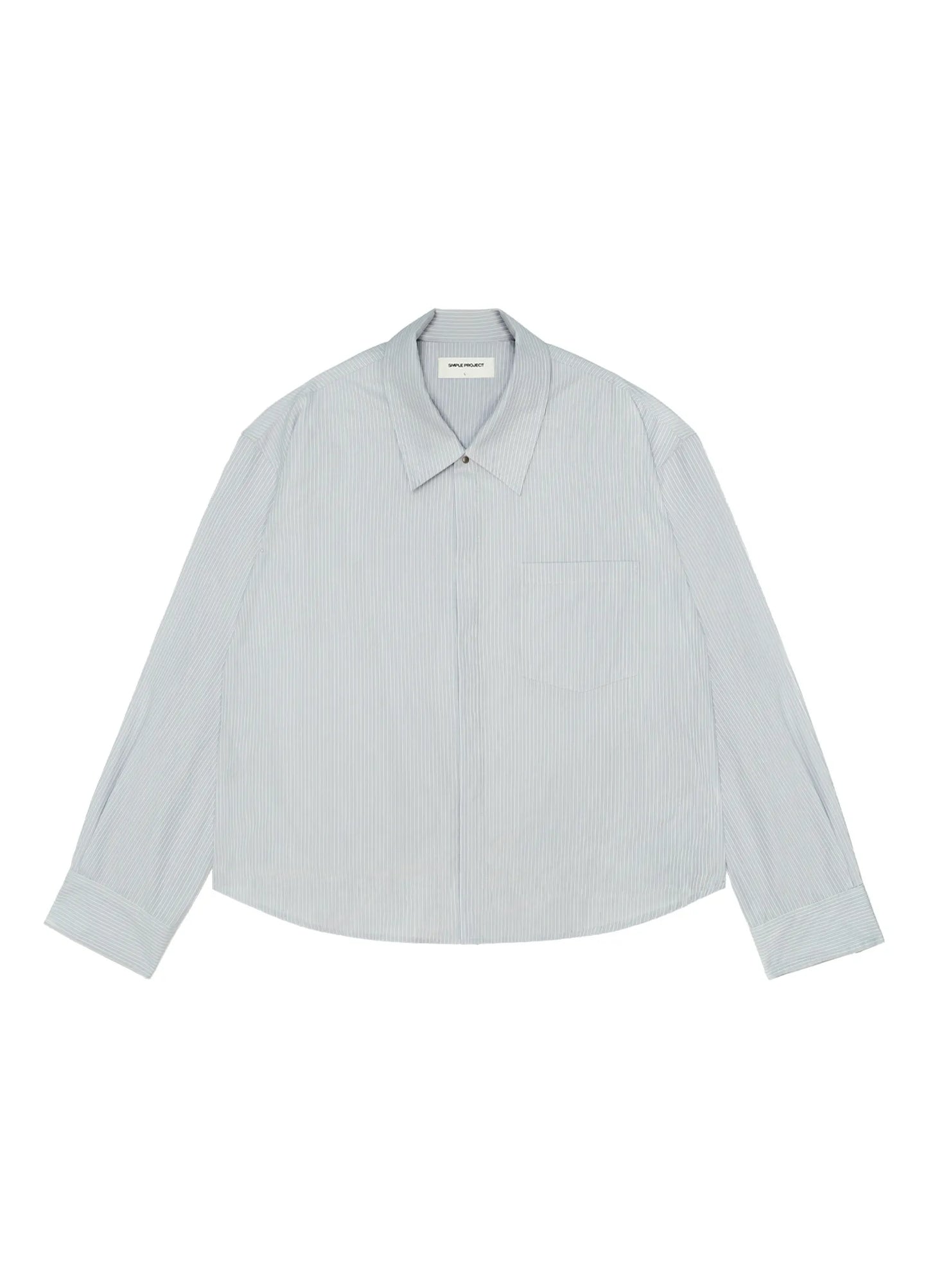 Pinstripe Boxy Shirt