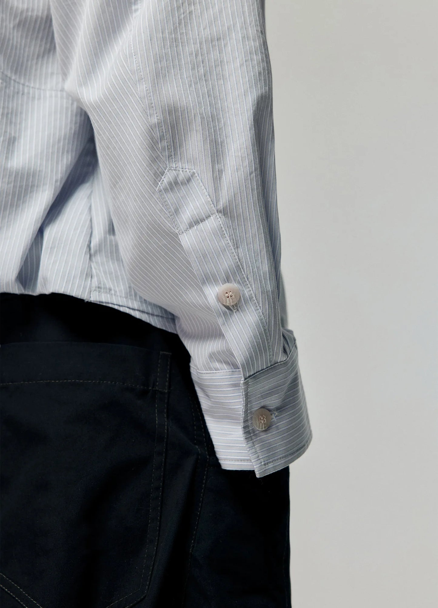 Pinstripe Boxy Shirt