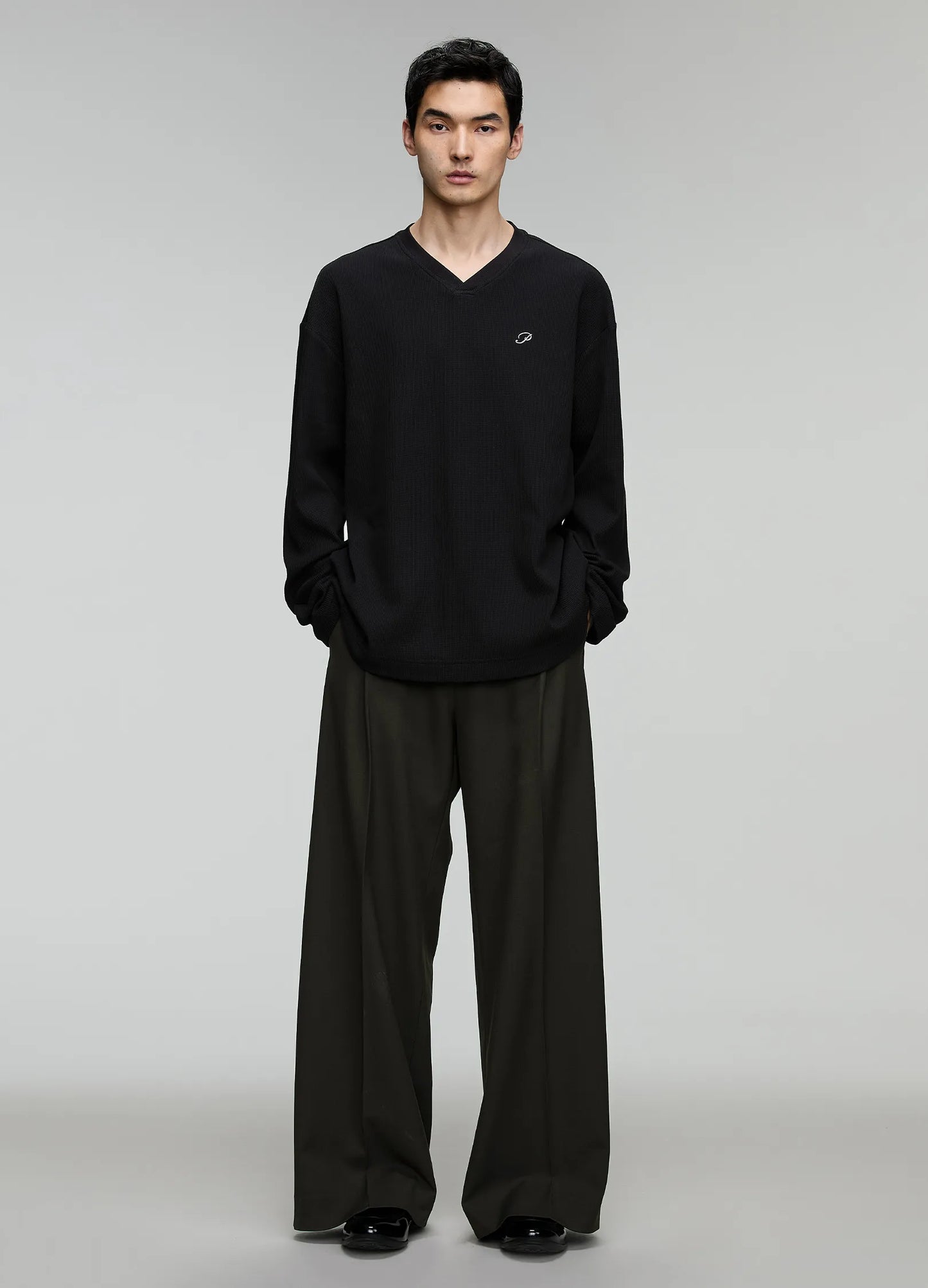 P Waffle Knit