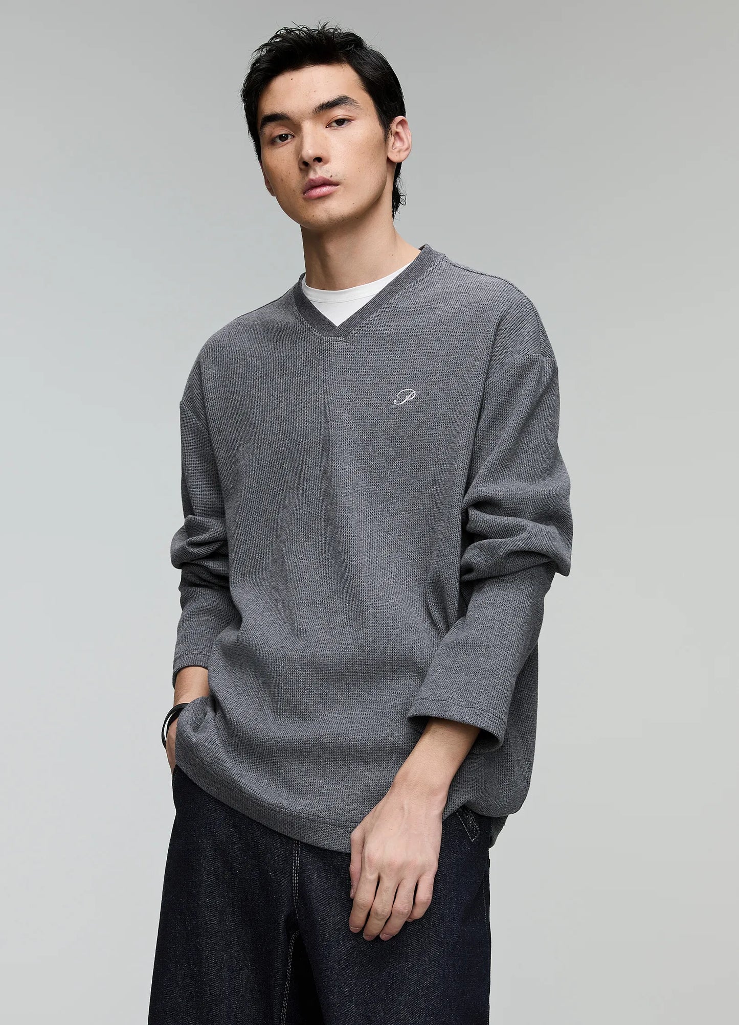 P Waffle Knit