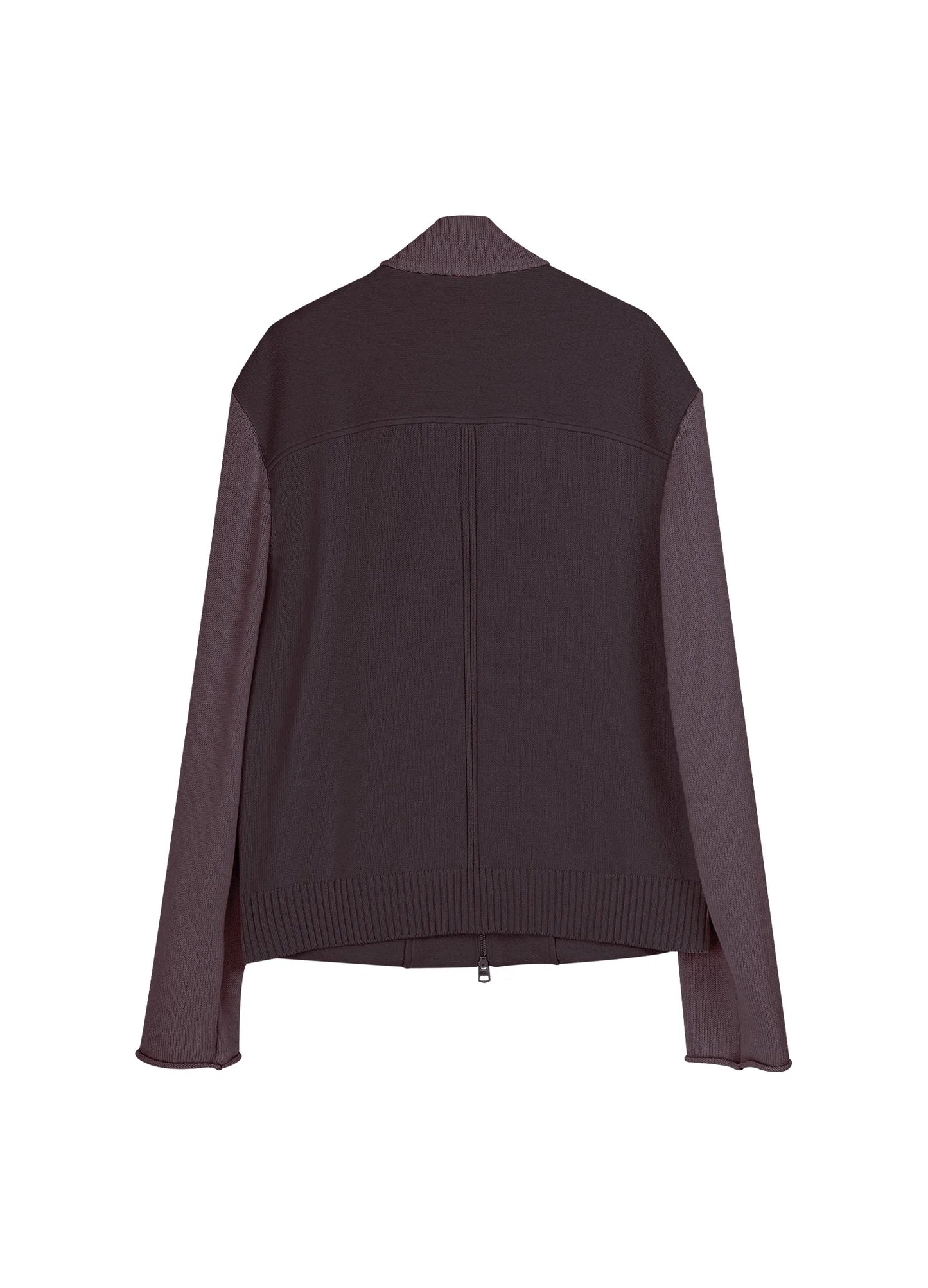 Paneled Knit Jacket
