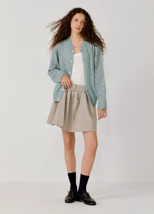 Pattern Wool Cardigan