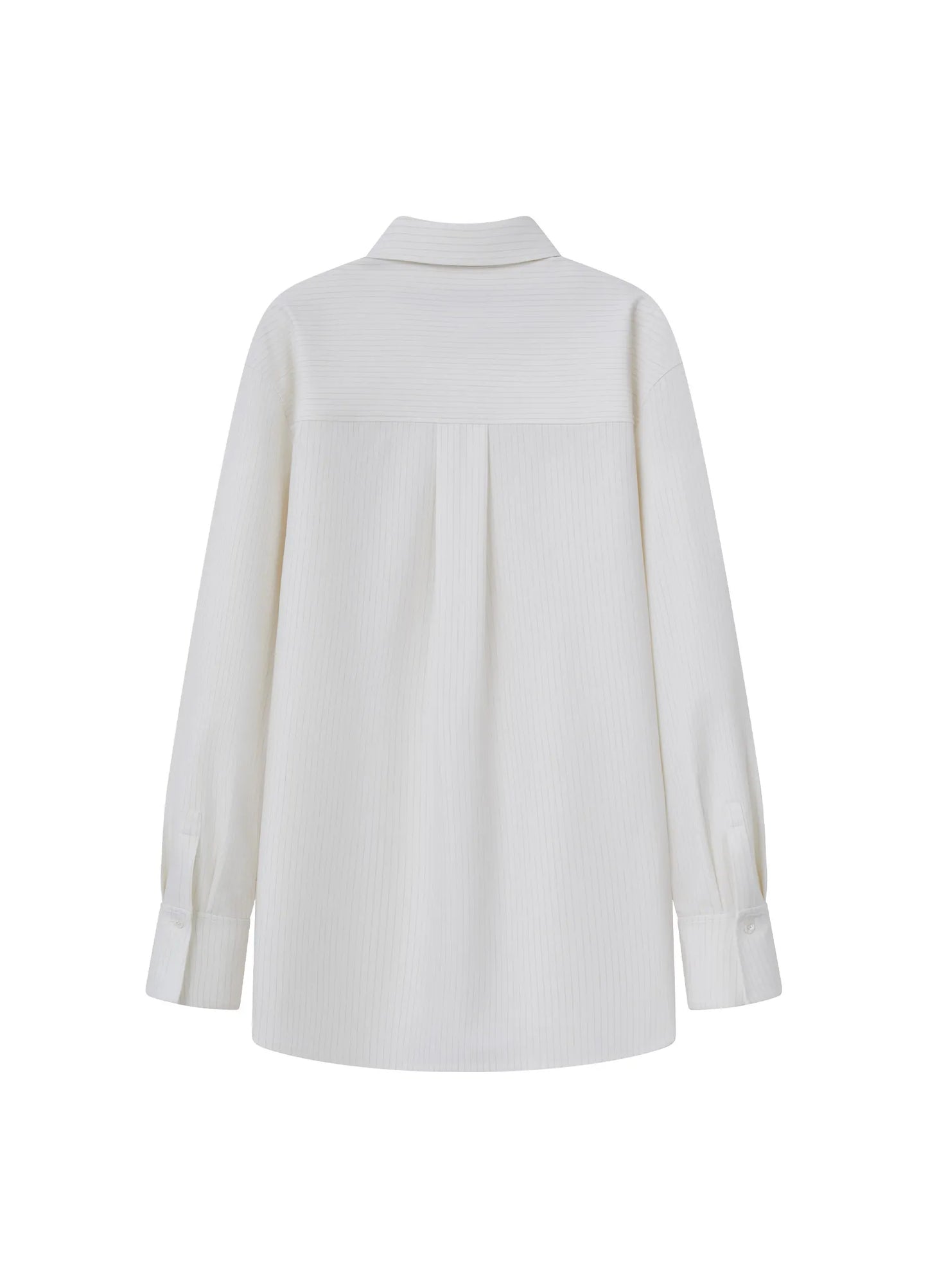 Pinstripe Extended Shirt