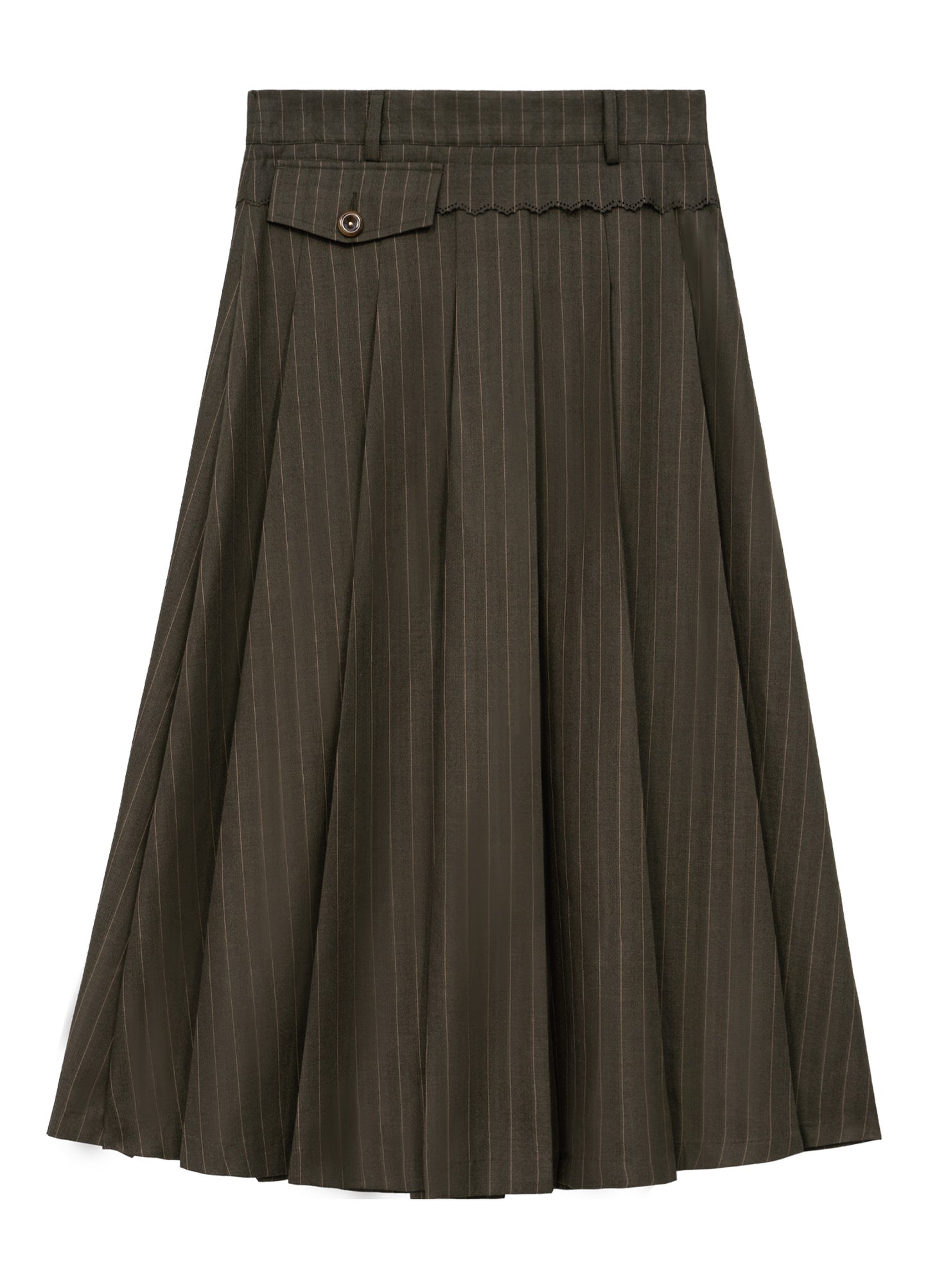 Pinstripe Skirt