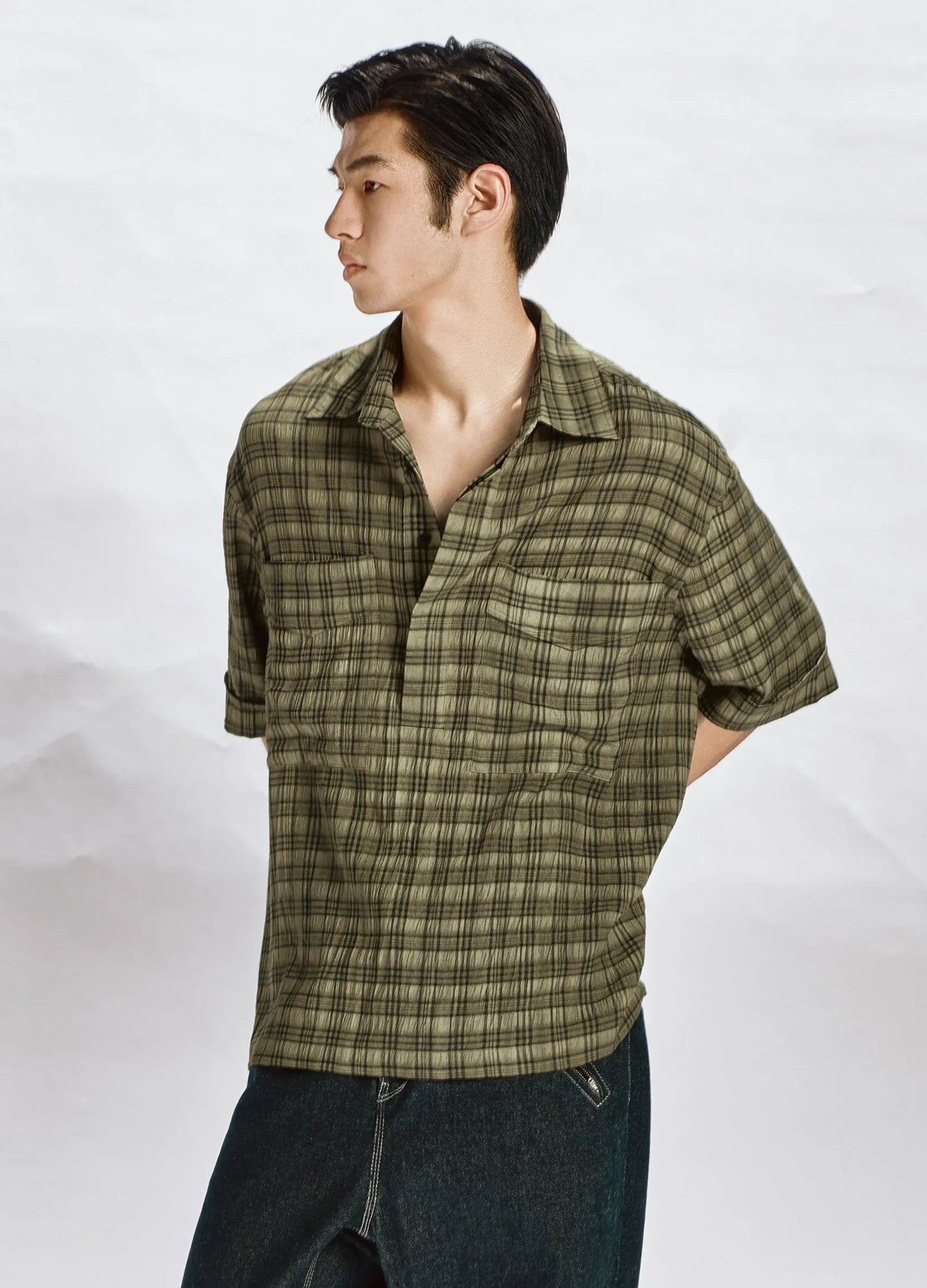 Plaid Curve Shirt