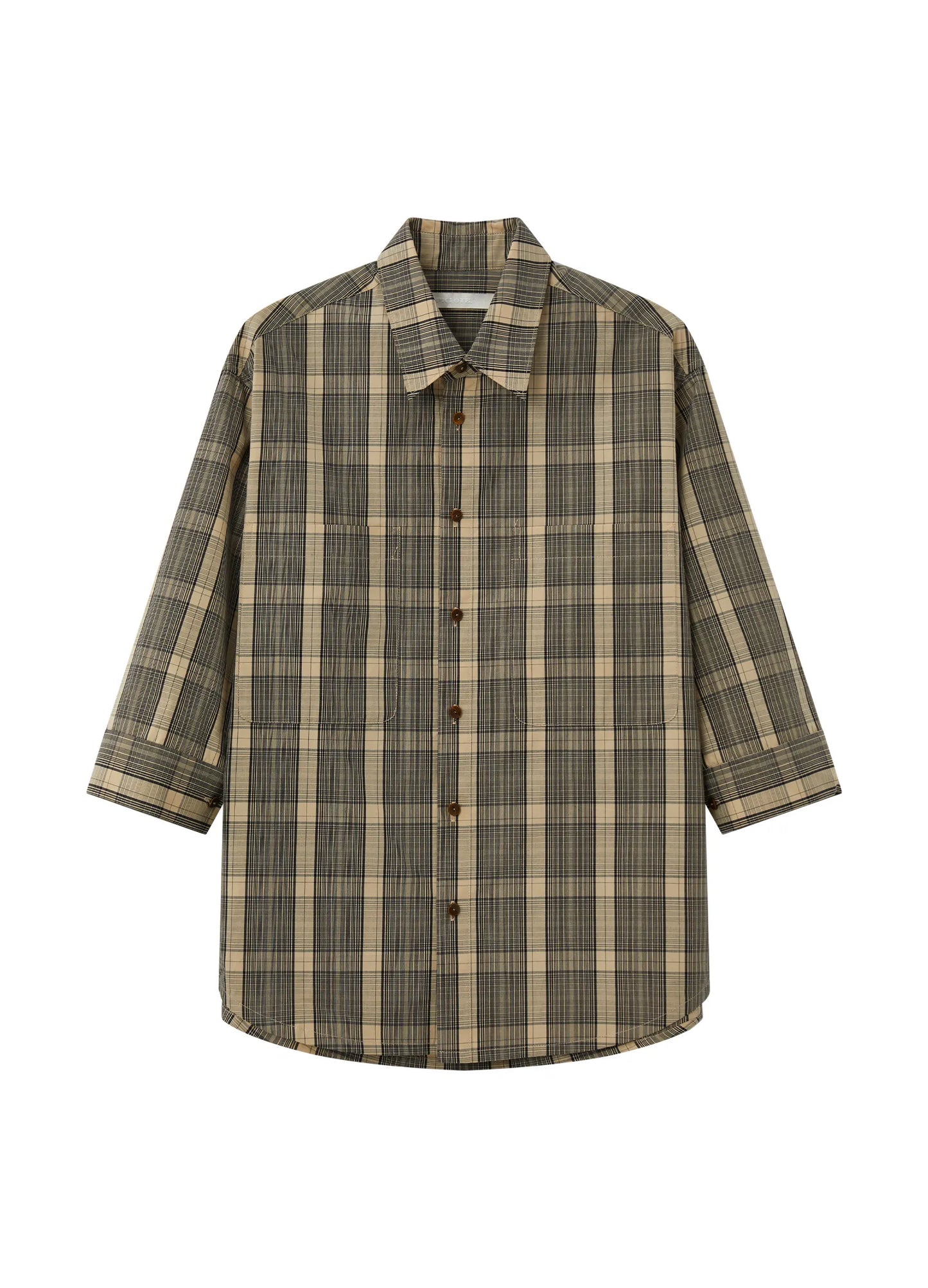 Plaid Double Patch Shirt