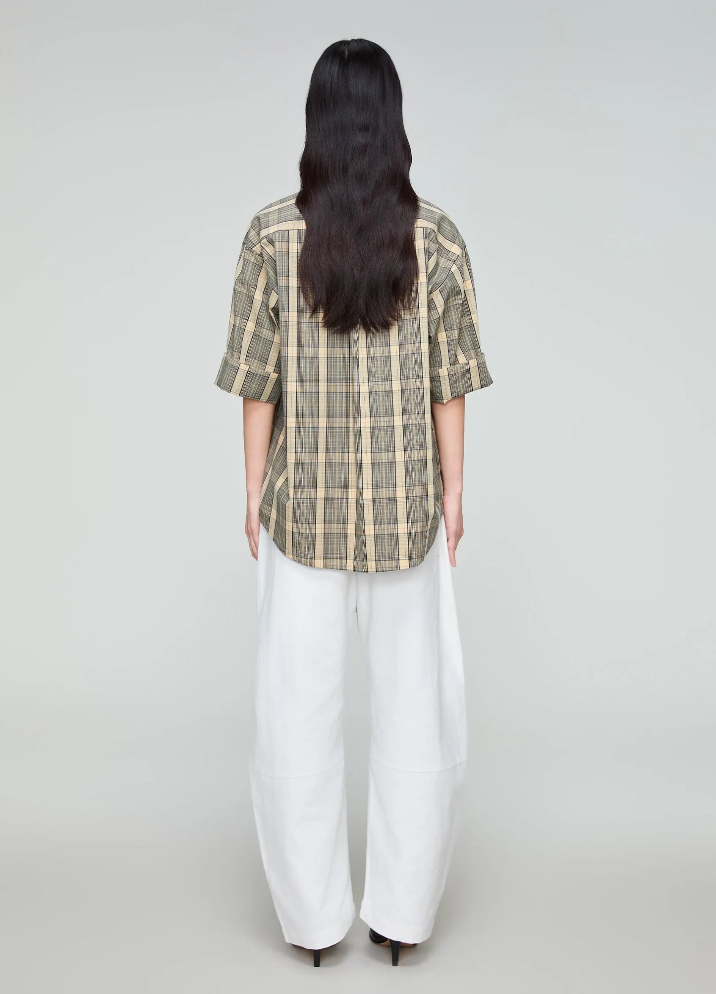 Plaid Double Patch Shirt