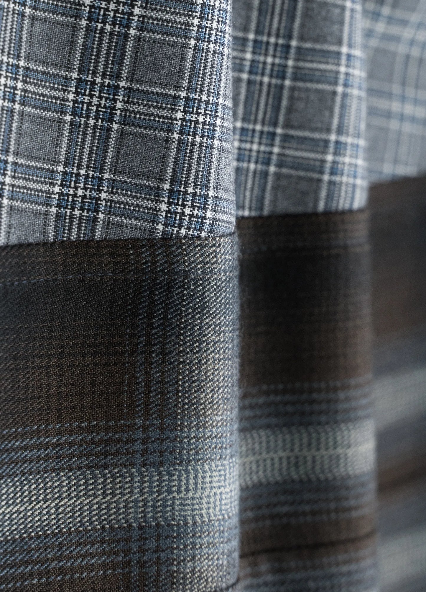 Plaid Fishtail Skirt