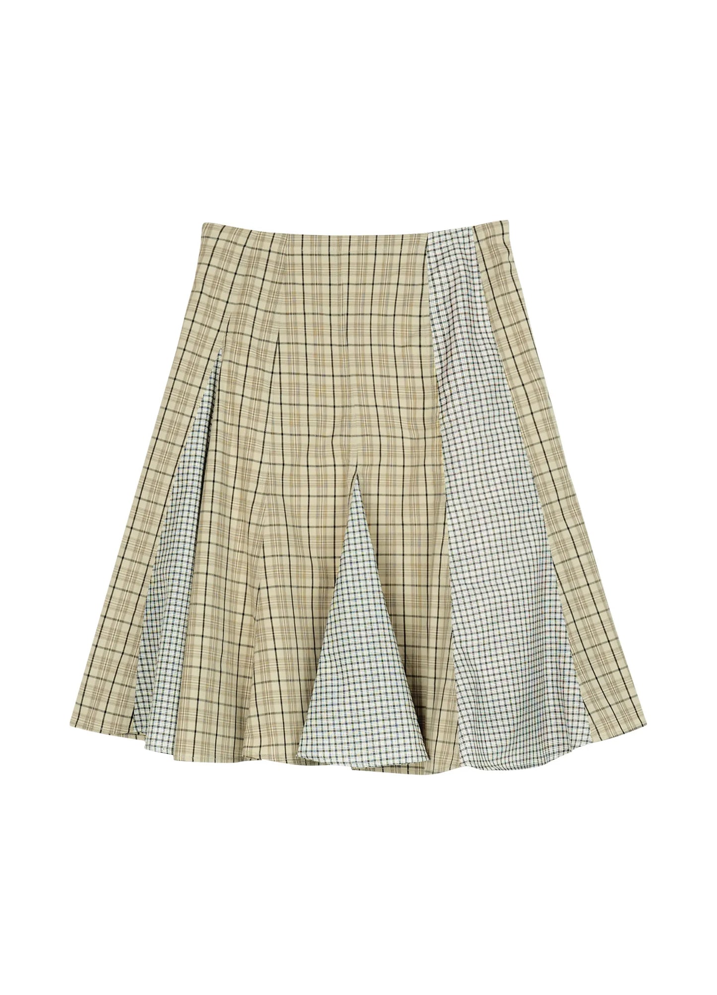Plaid Mid Skirt