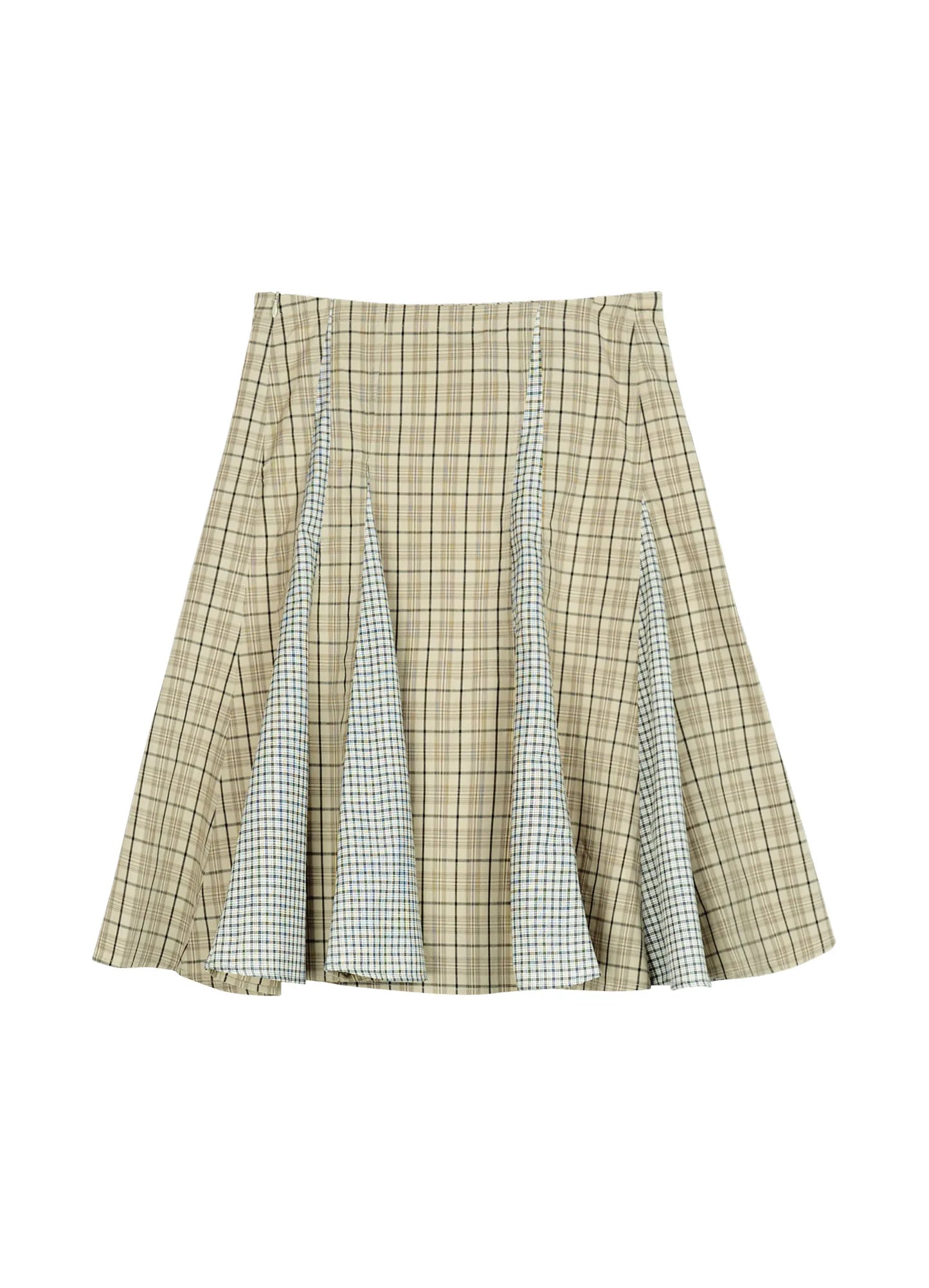 Plaid Mid Skirt