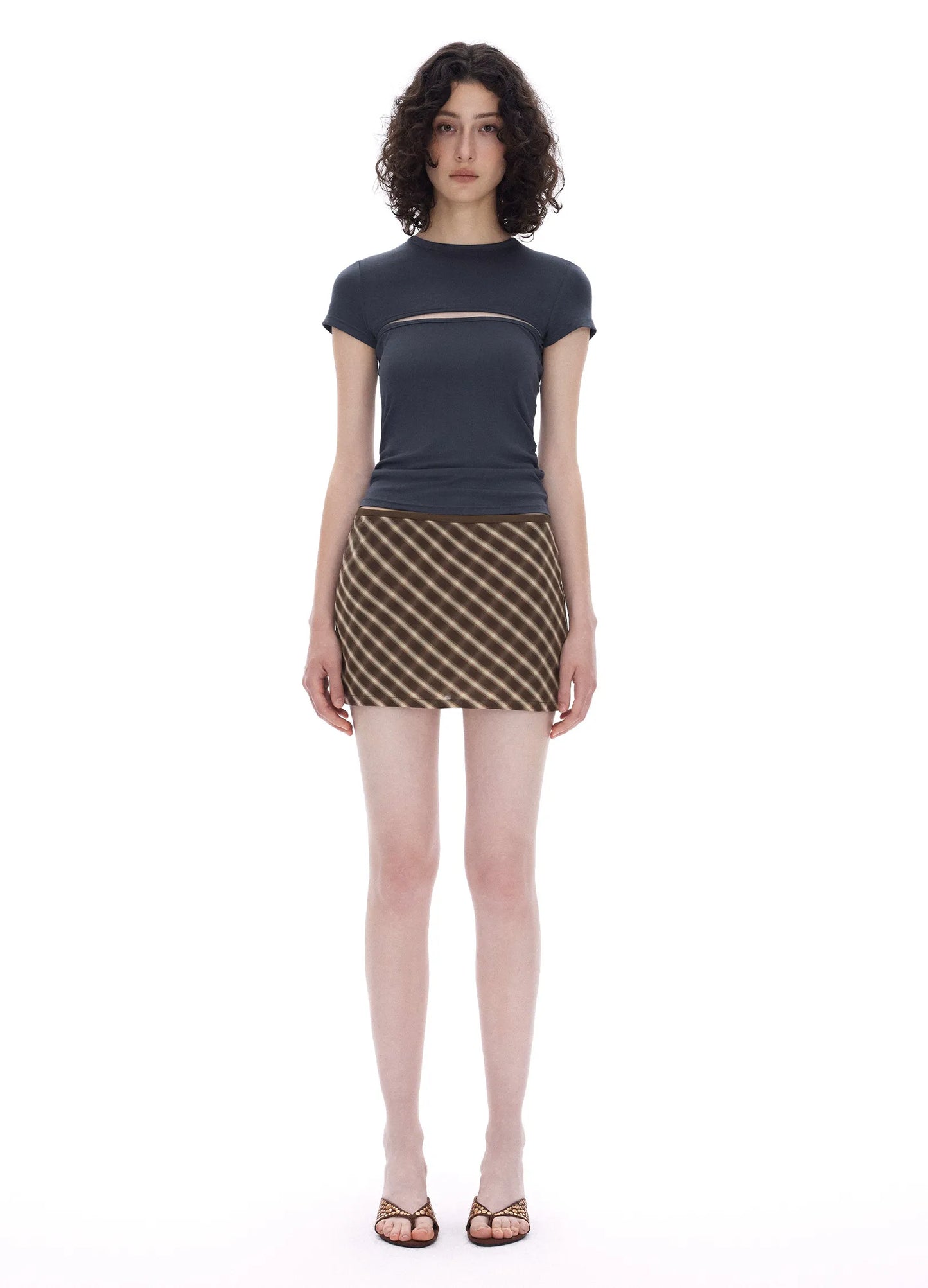 Plaid Miniskirt