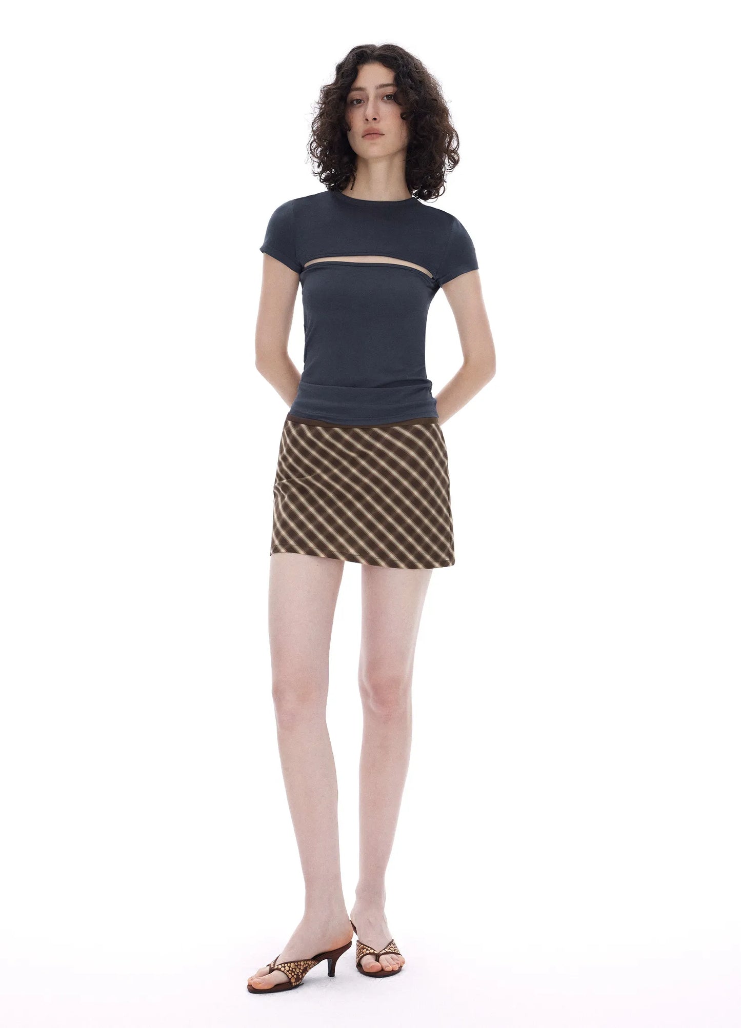 Plaid Miniskirt