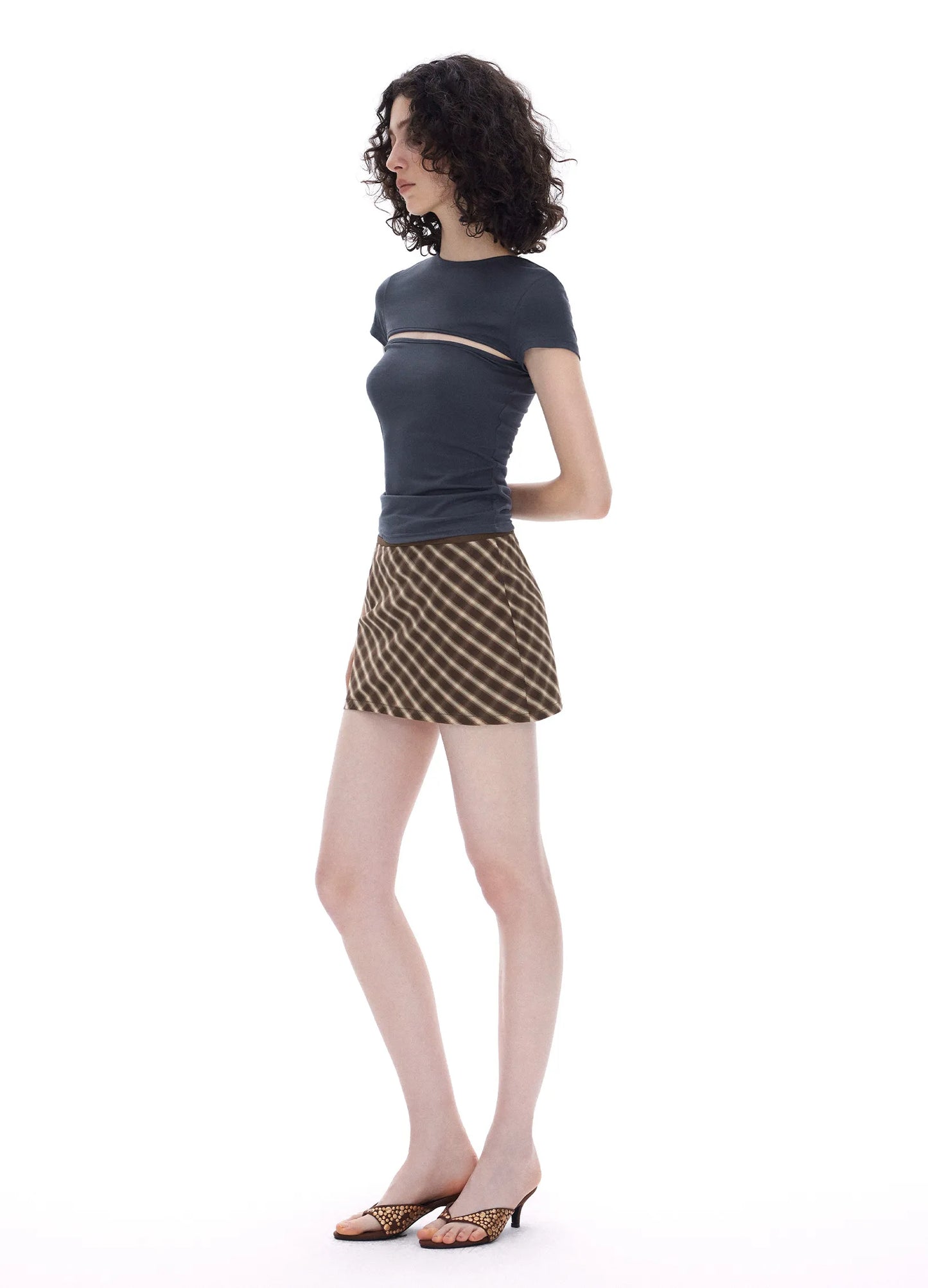 Plaid Miniskirt
