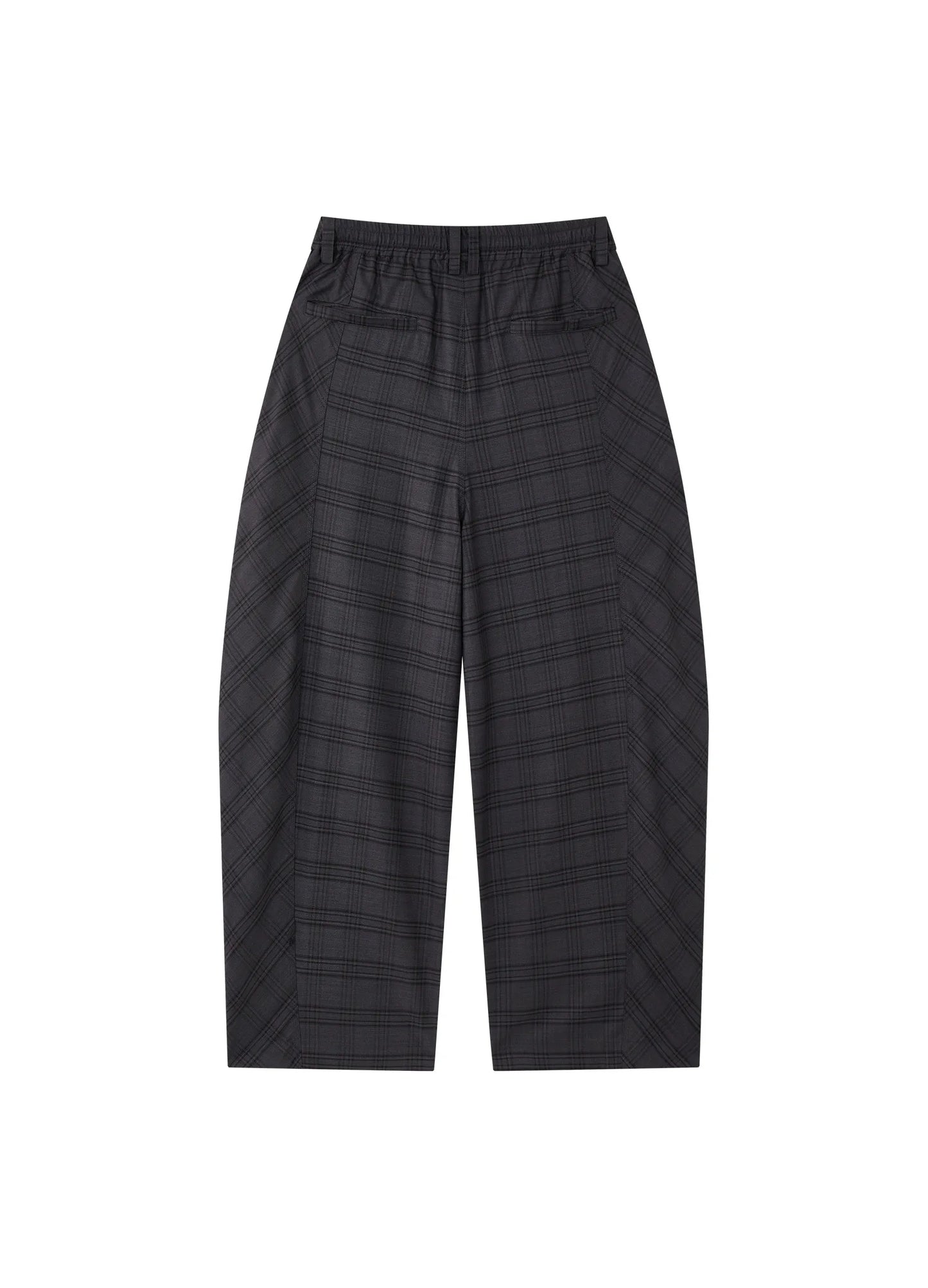 Plaid Wide Pleats