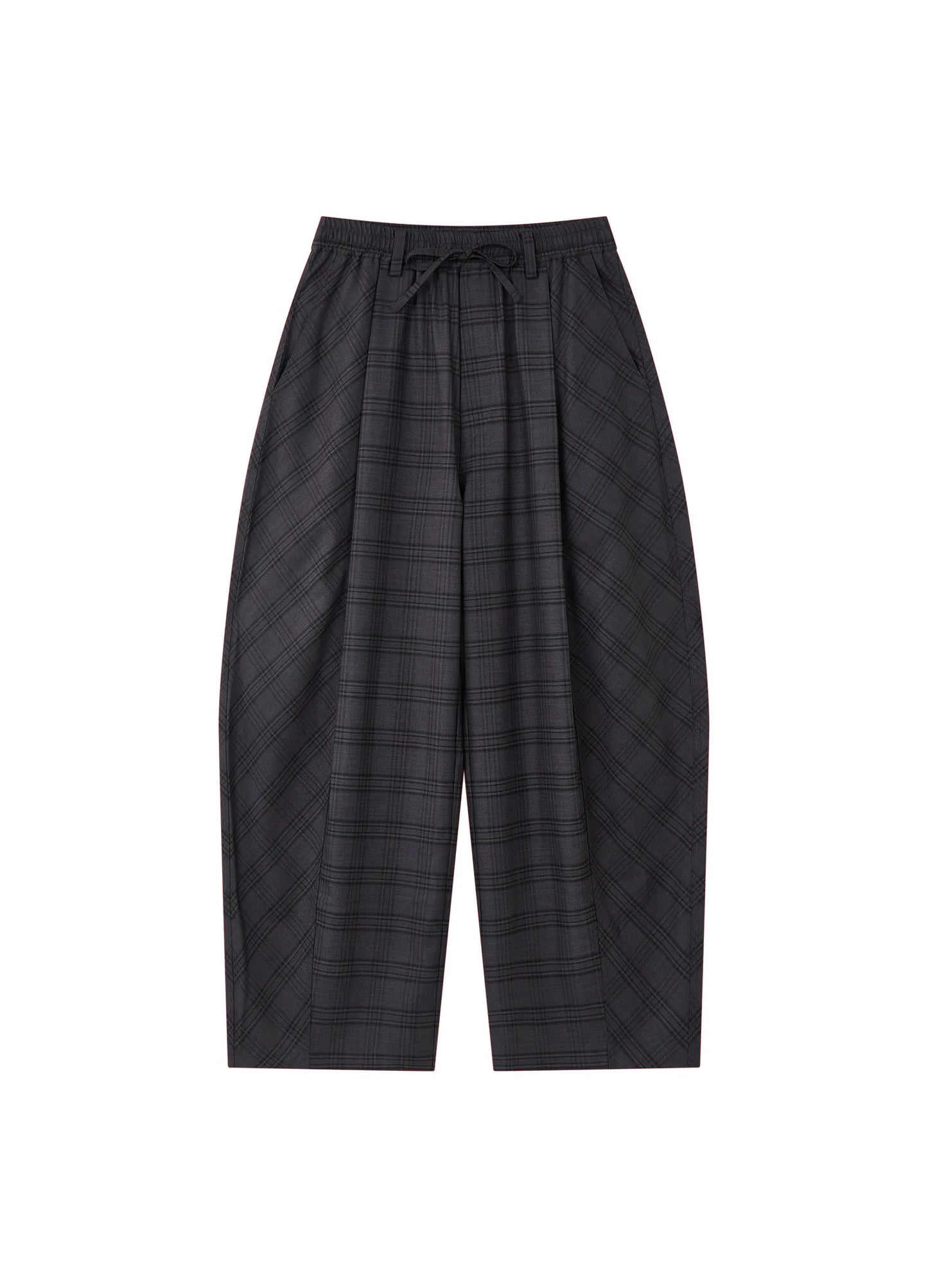 Plaid Wide Pleats