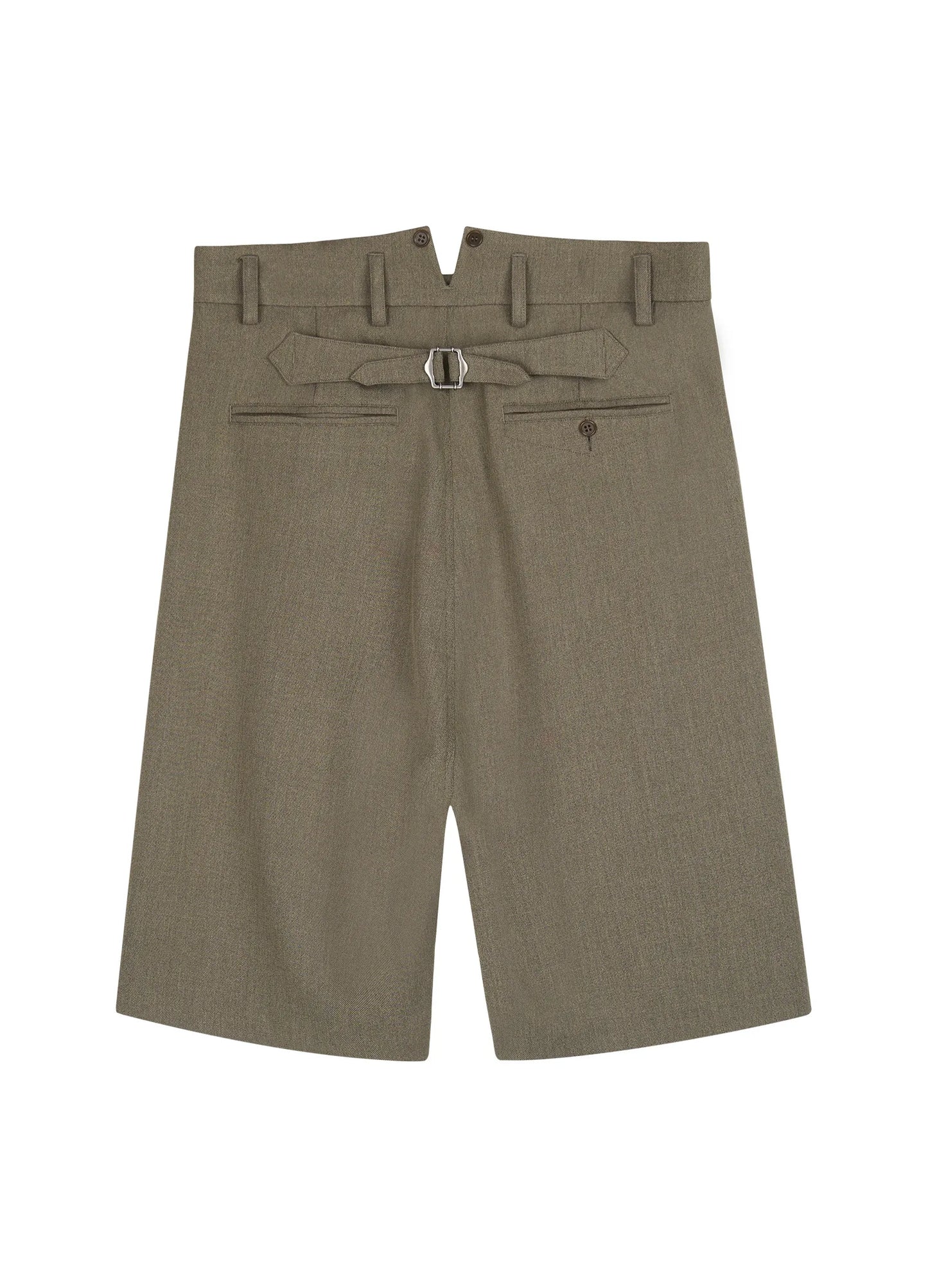 Pleated Drop Shorts